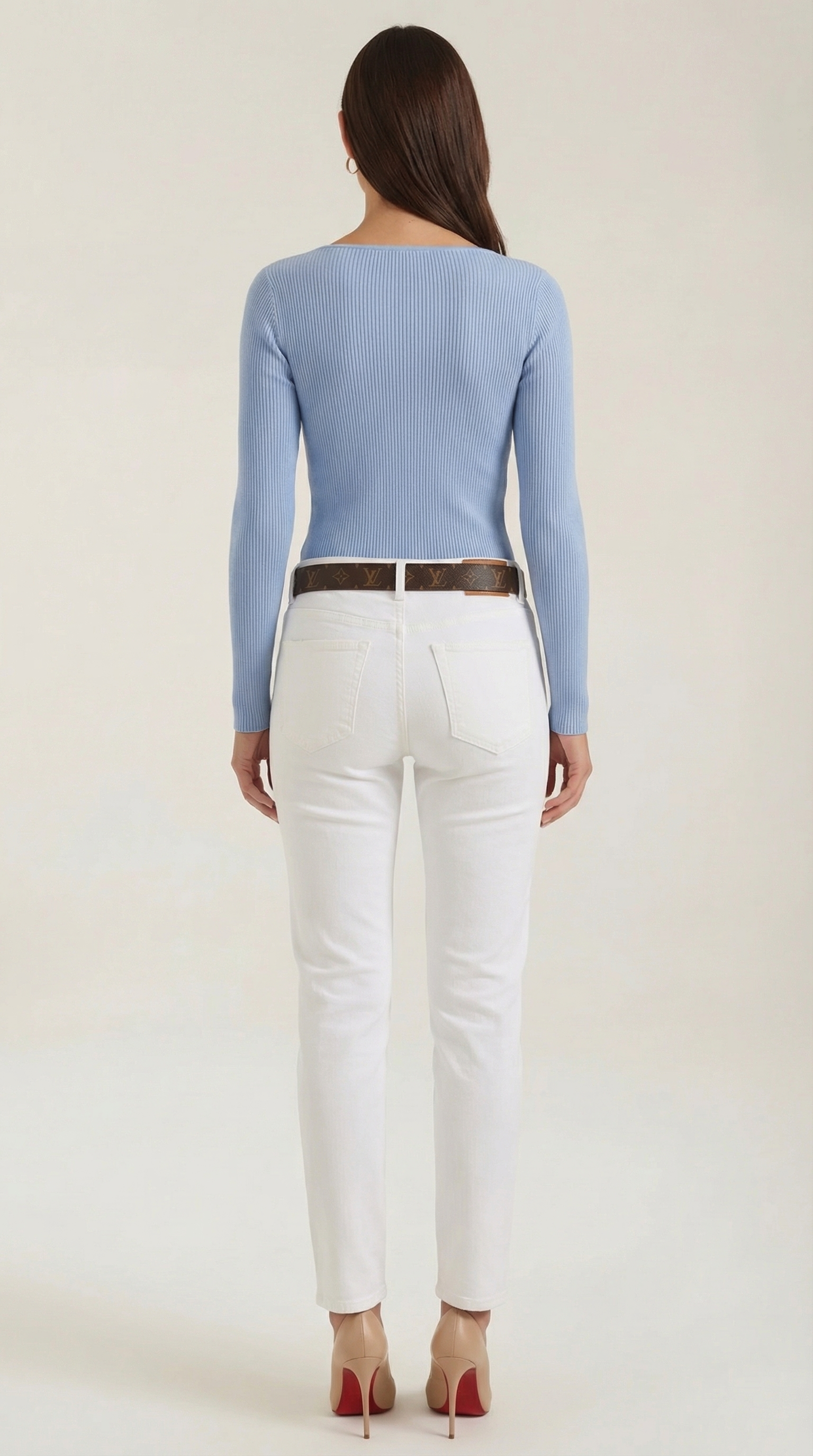 Ruth Cloud-Knit Long Sleeve Top