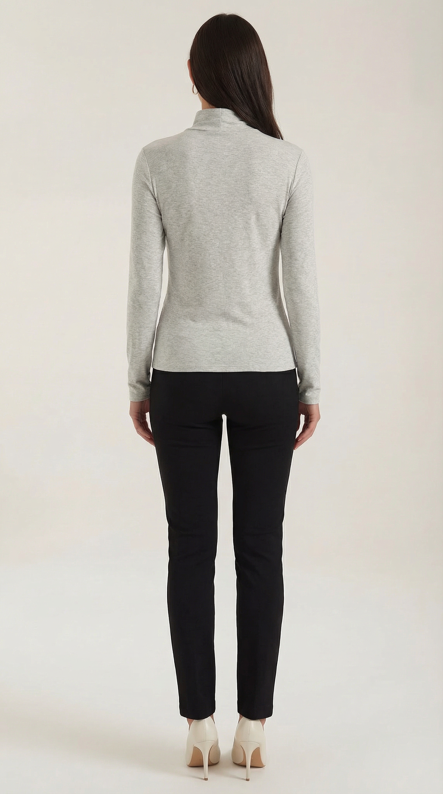 Barbara Chic Cutout Long-Sleeve Knit Top