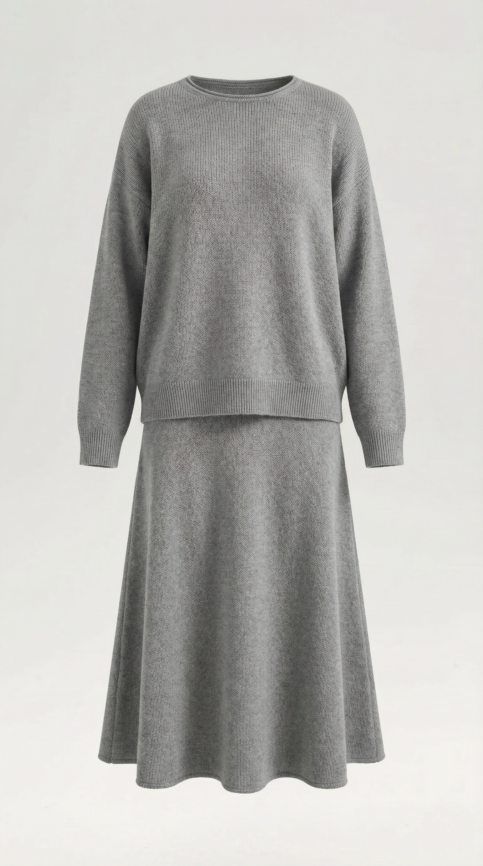 Amy Knitted Top and Skirt Set