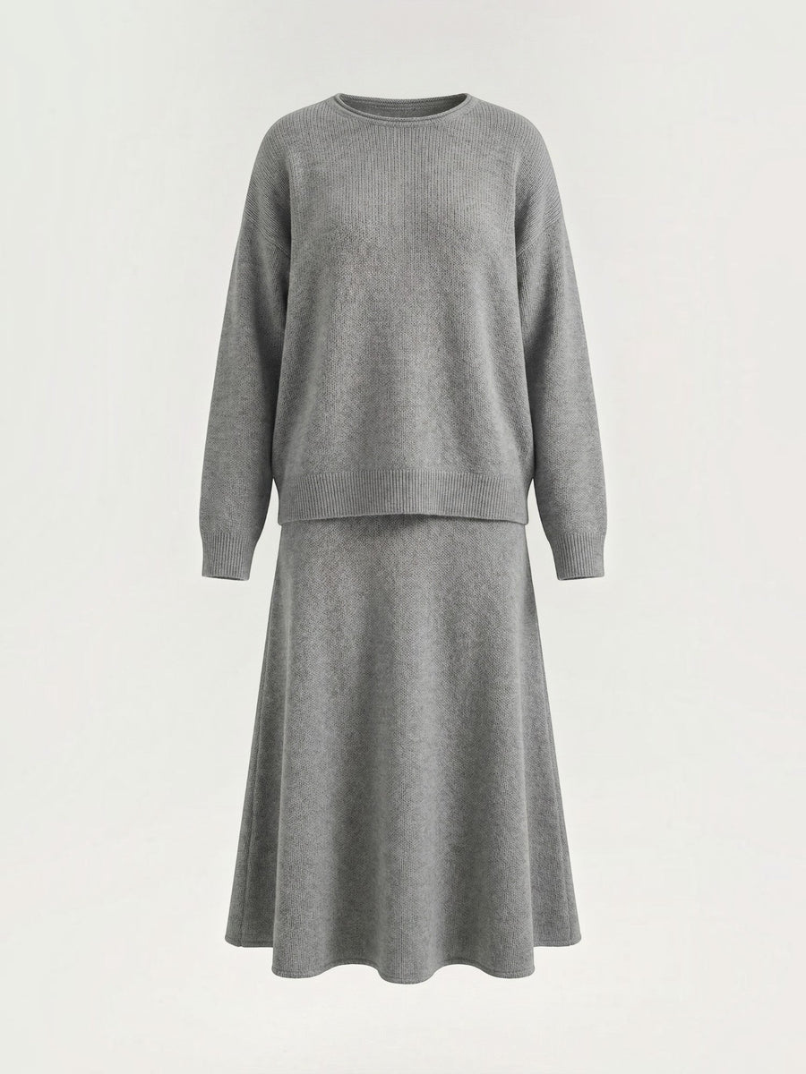 Amy Knit Sweater and Midi Skirt Set