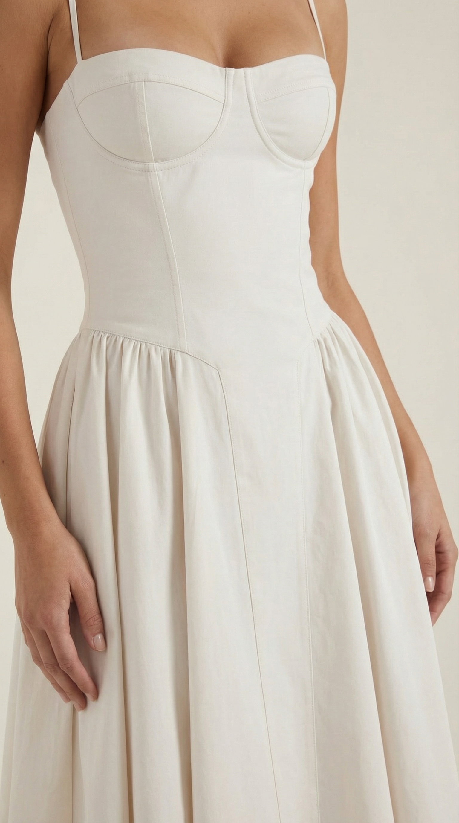 Odette Corset Midi Dress