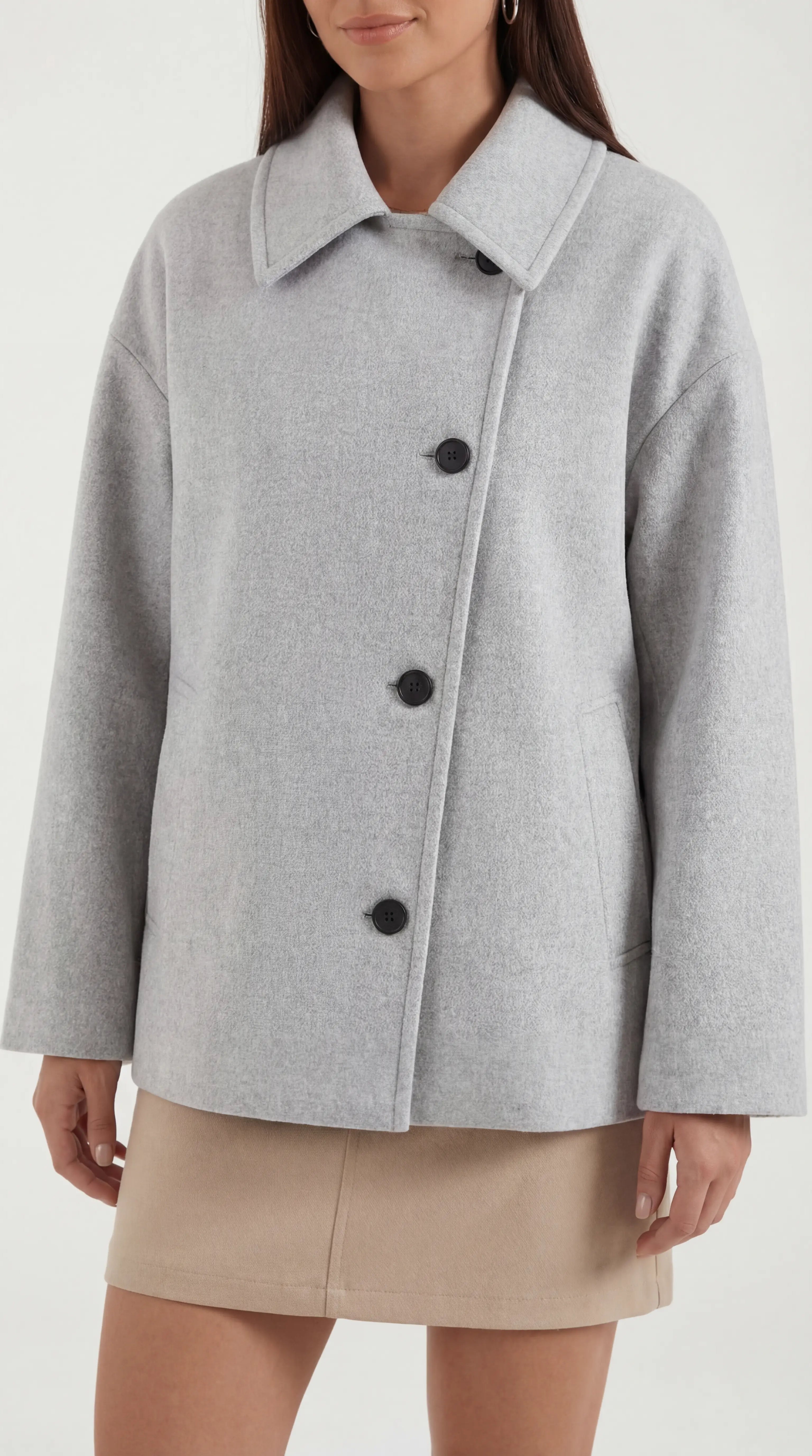 Amanda Oversized Asymmetrical Coat