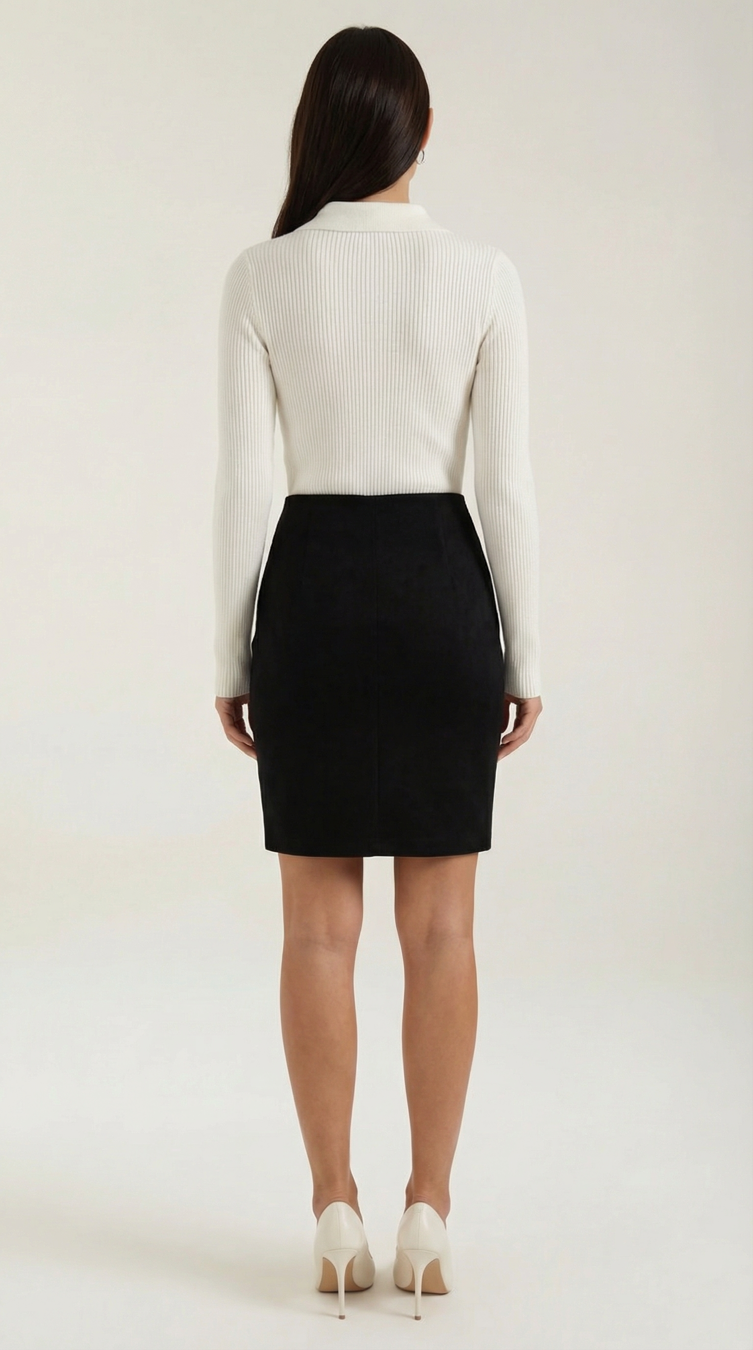 Gail Collared Long Sleeve Knit Top