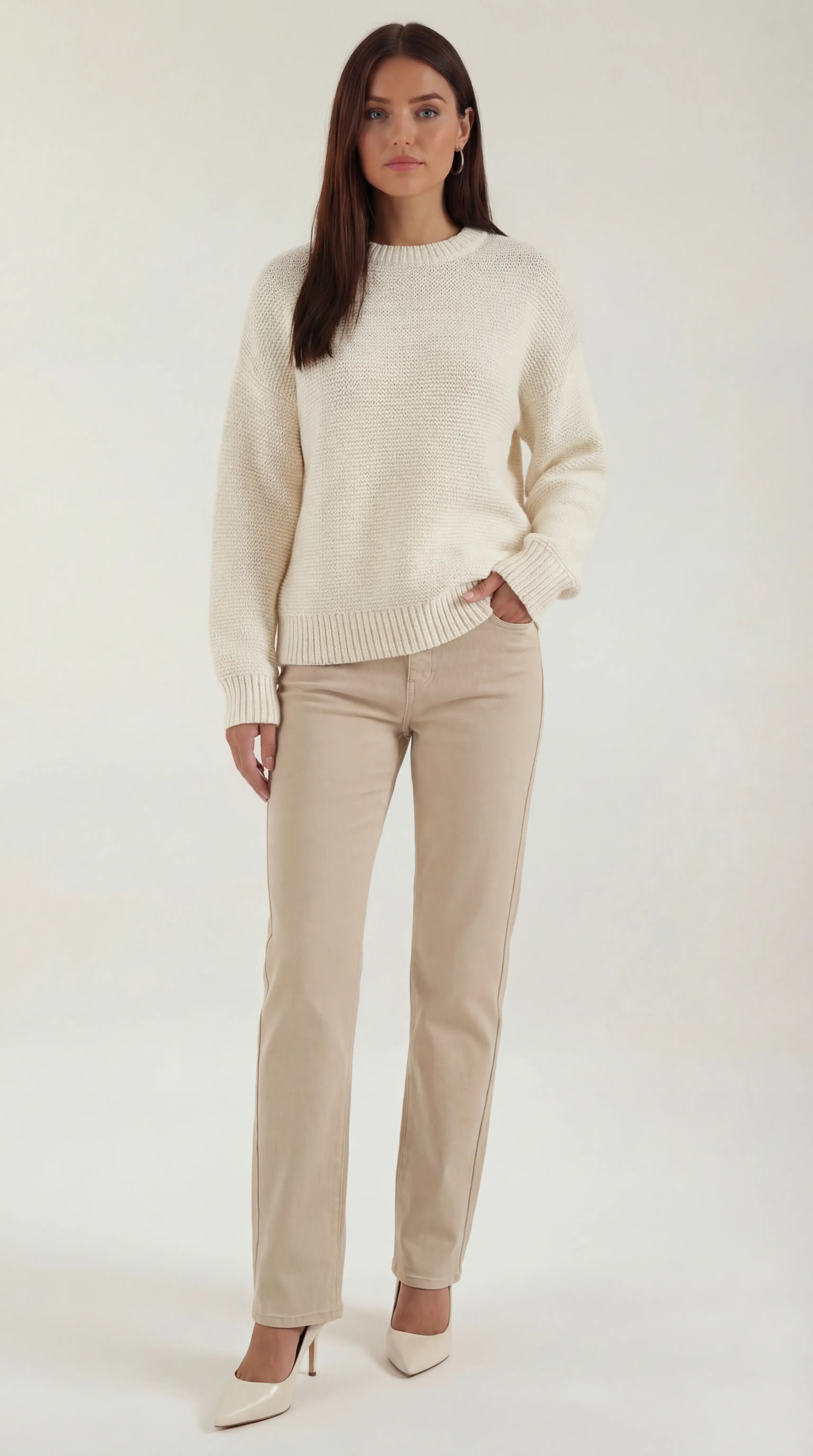 Julia Ribbed Knit Sweater