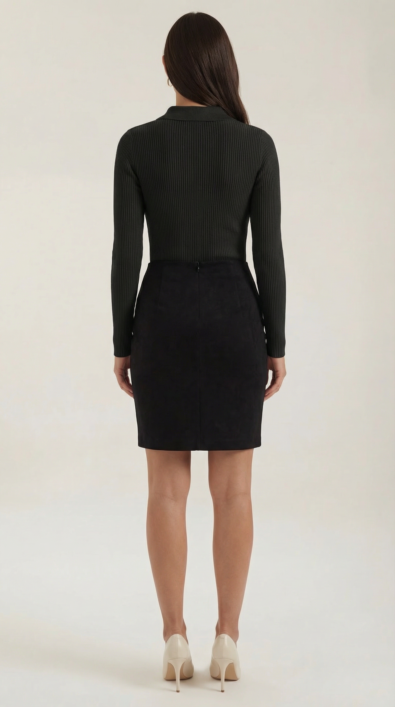 Gail Collared Long Sleeve Knit Top