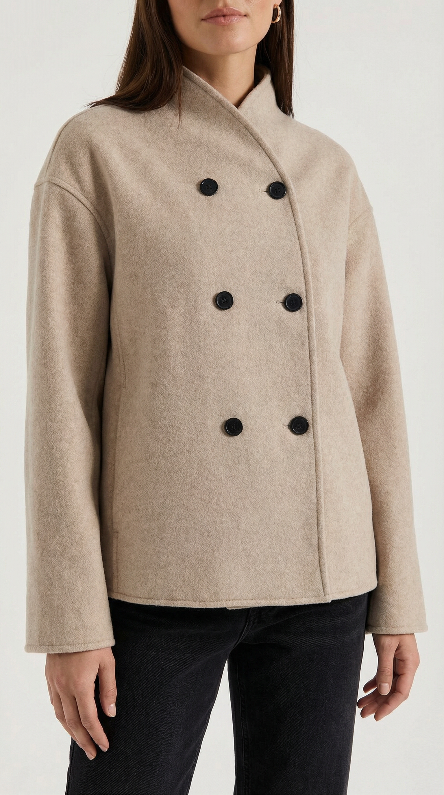 Pamela Oversized Button-Down Jacket