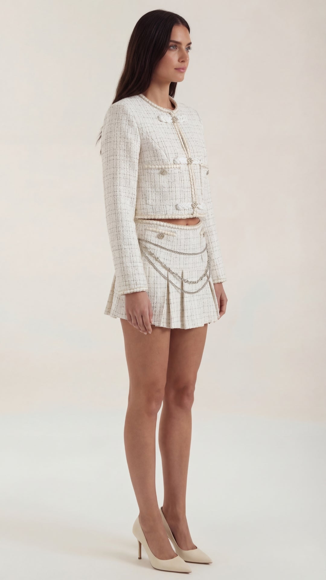 Doris Tweed Skirt Set