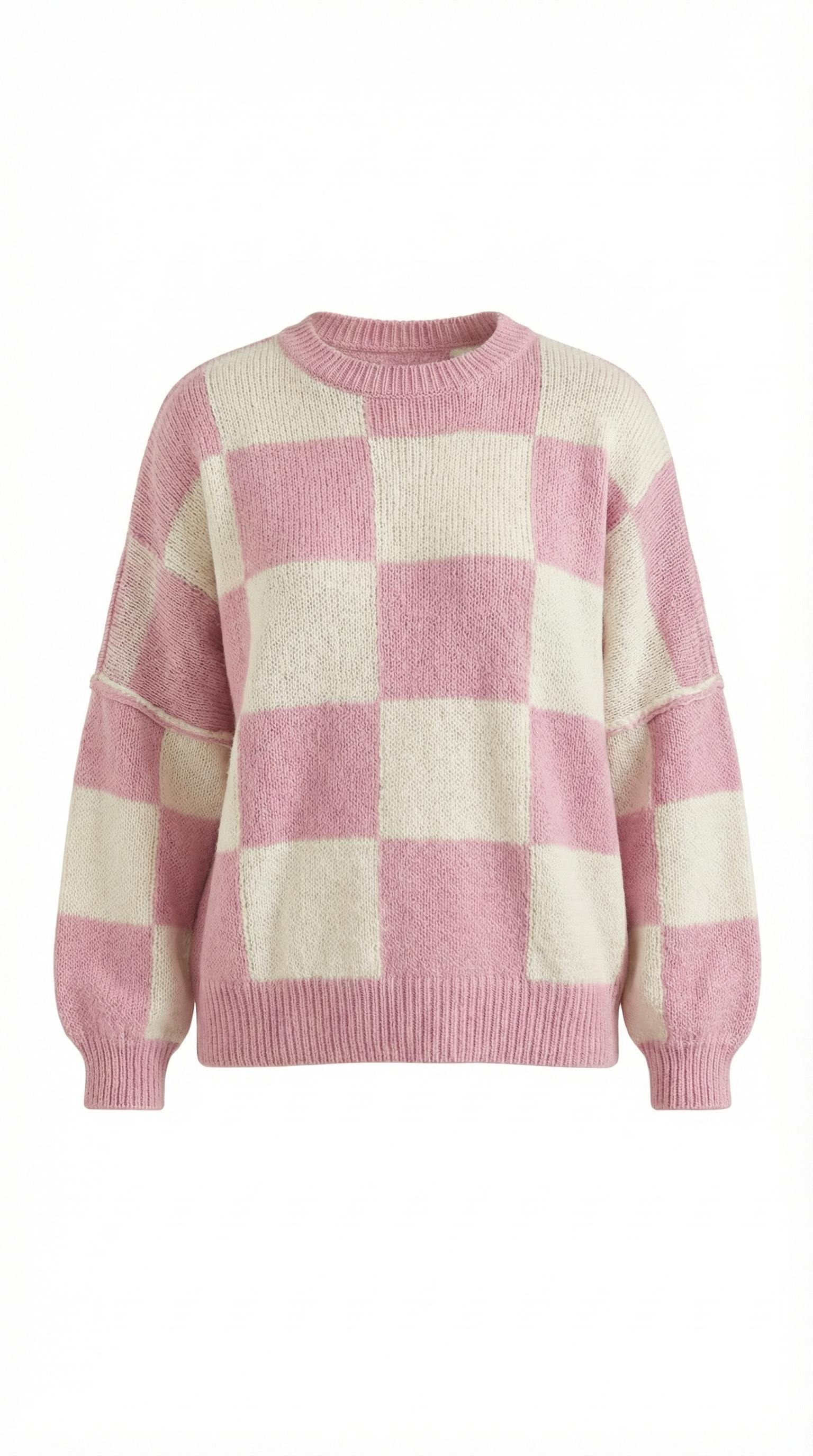 Emma Checkered Knit Sweater