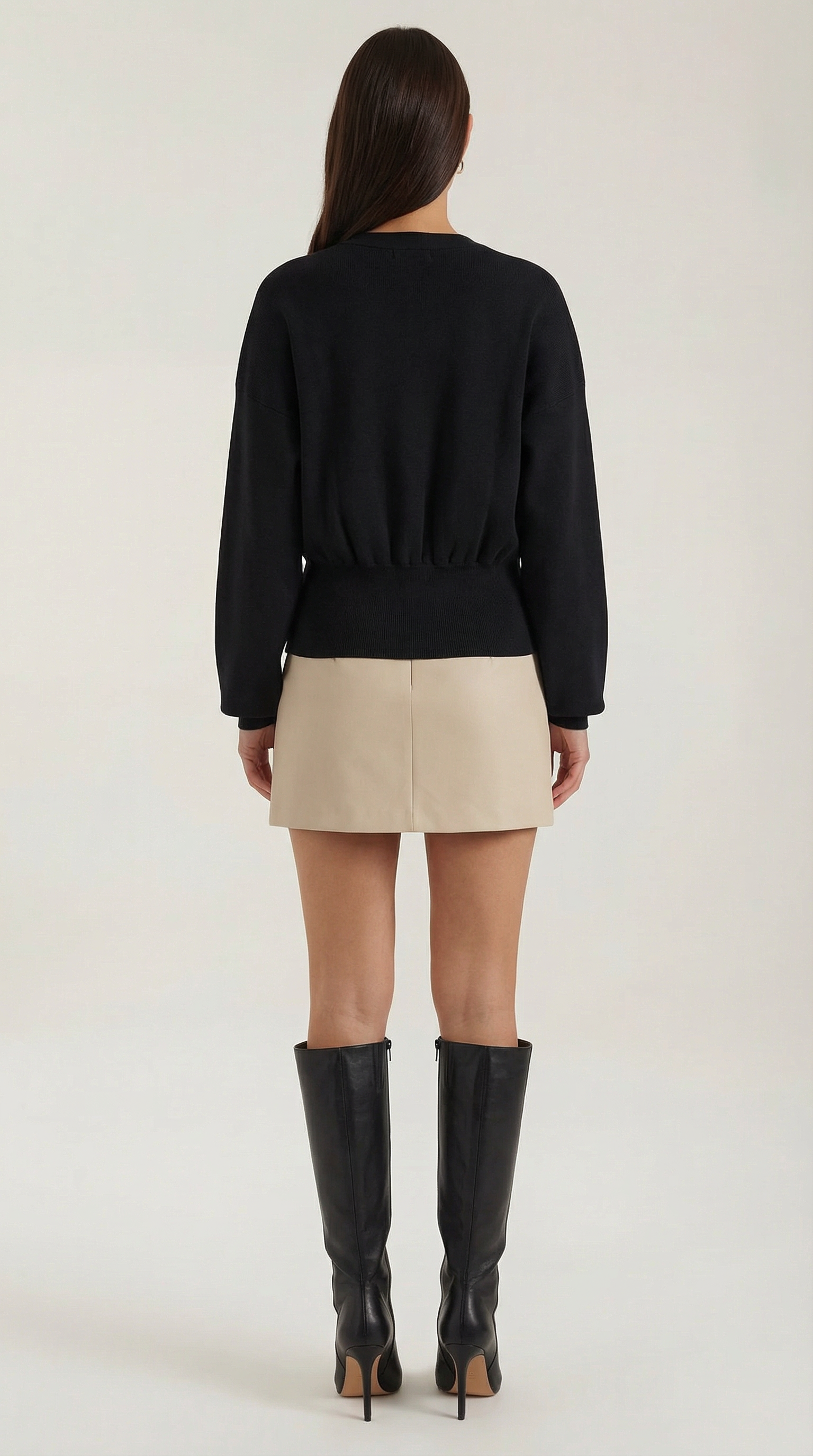 Christine Chic Deep-V Statement Cardigan
