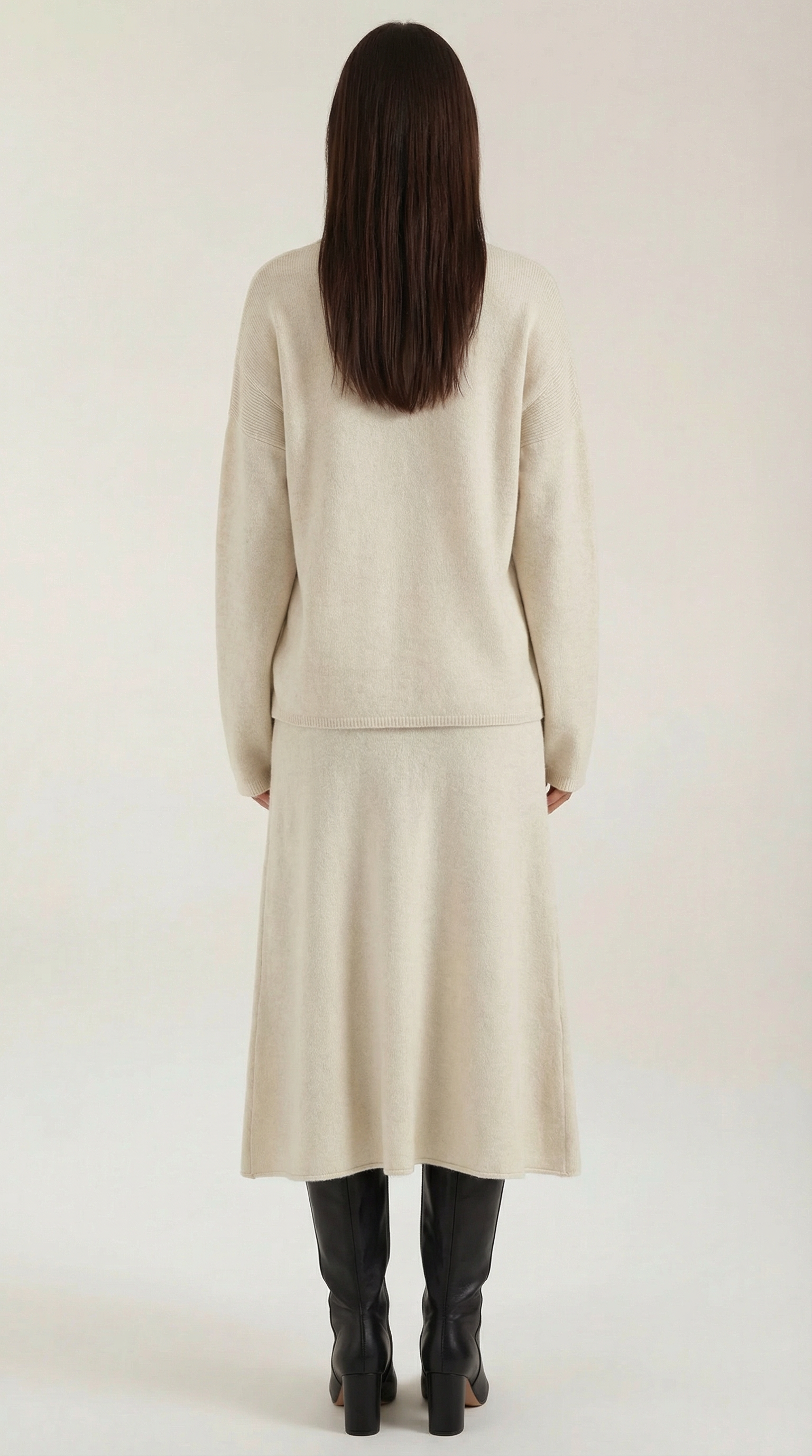 Amy Knitted Top and Skirt Set
