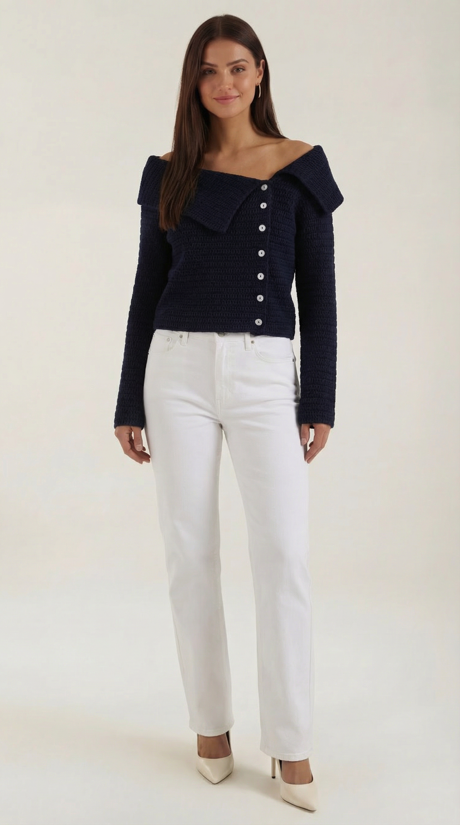 Sarah Asymmetrical Knitted Top