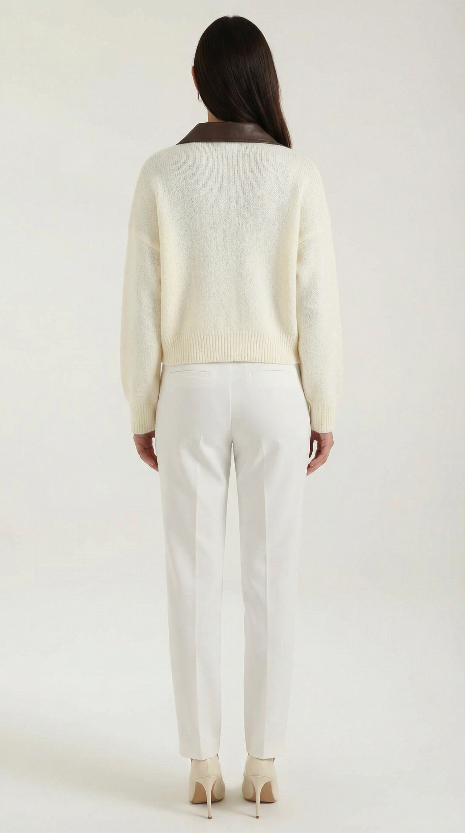 Irene Collared Crop Cardigan