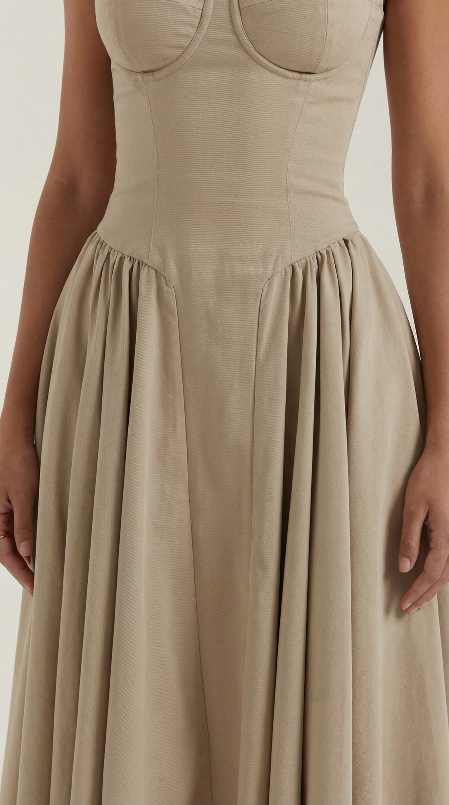 Odette Corset Midi Dress