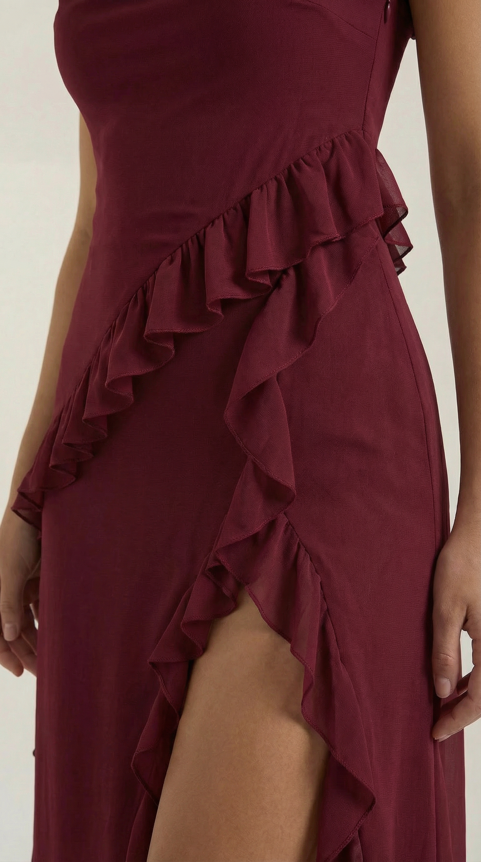 Susan Ruffled Maxi Dress