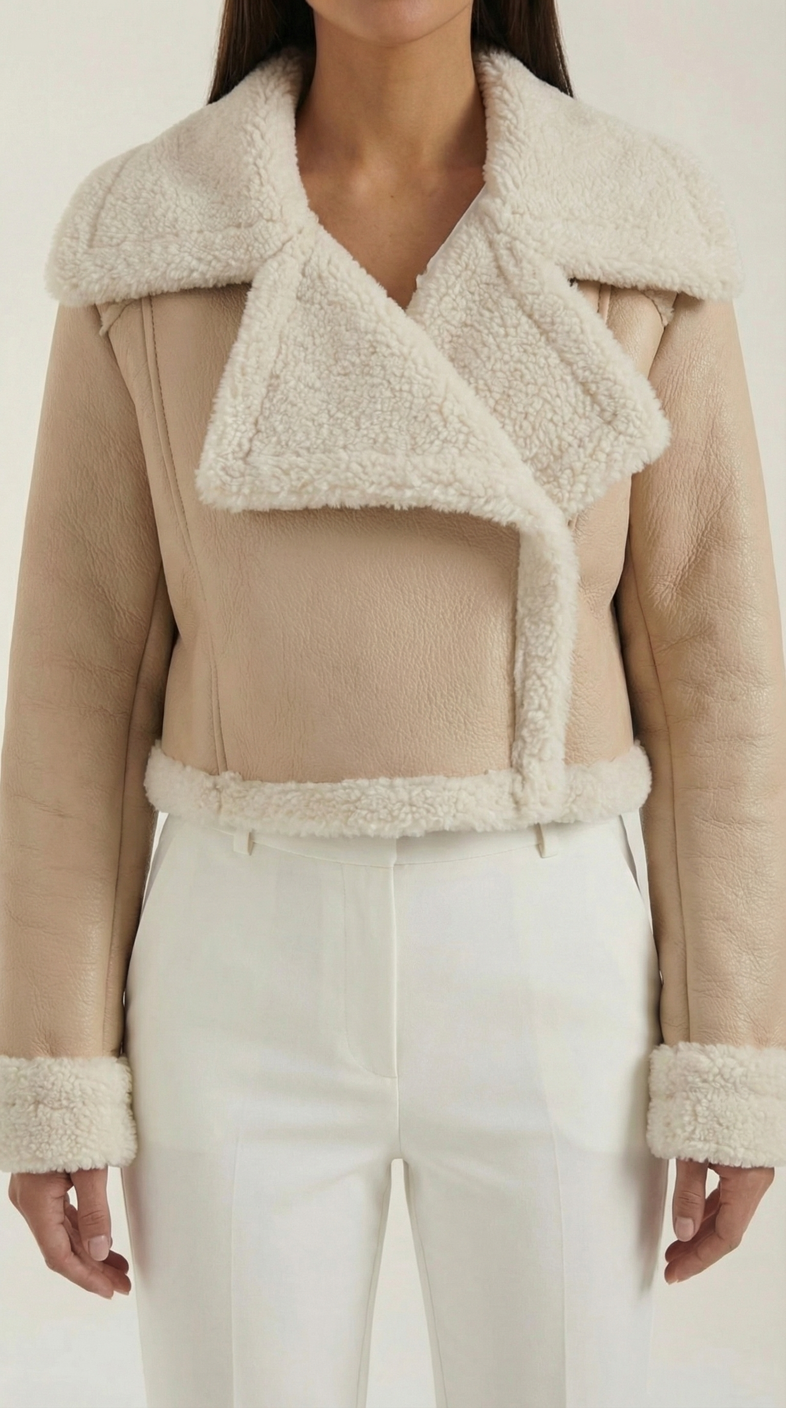 Marie Cropped Fleece Jacket