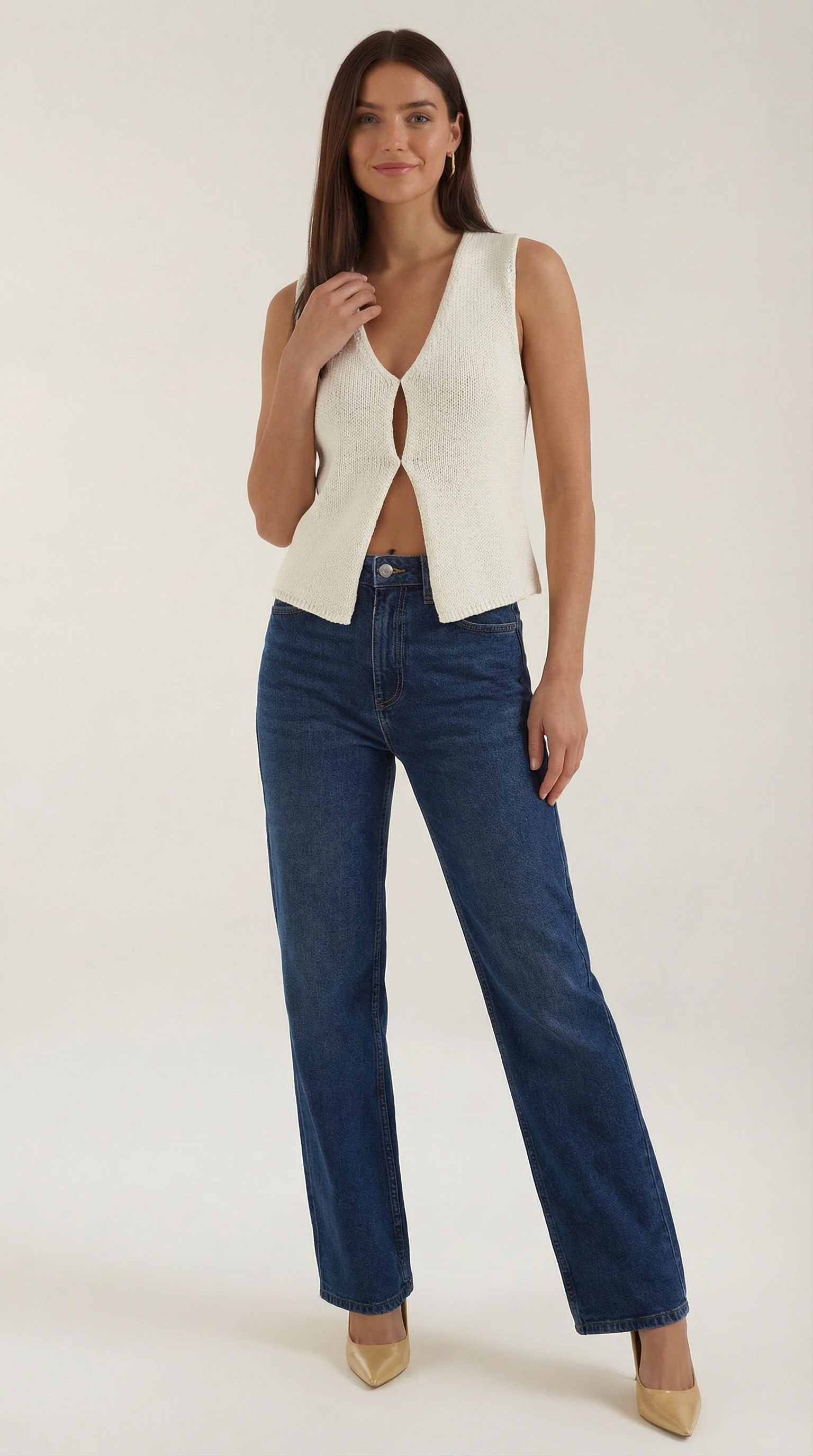 Sharon Knitted Vest Top