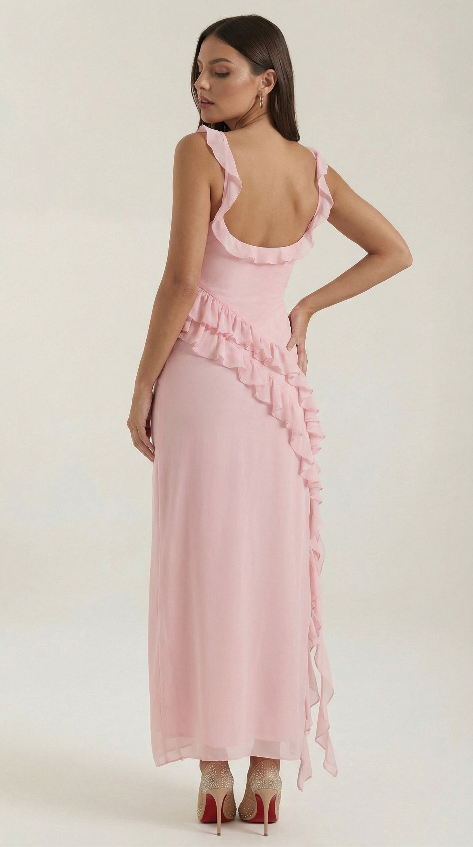 Susan Ruffled Maxi Dress