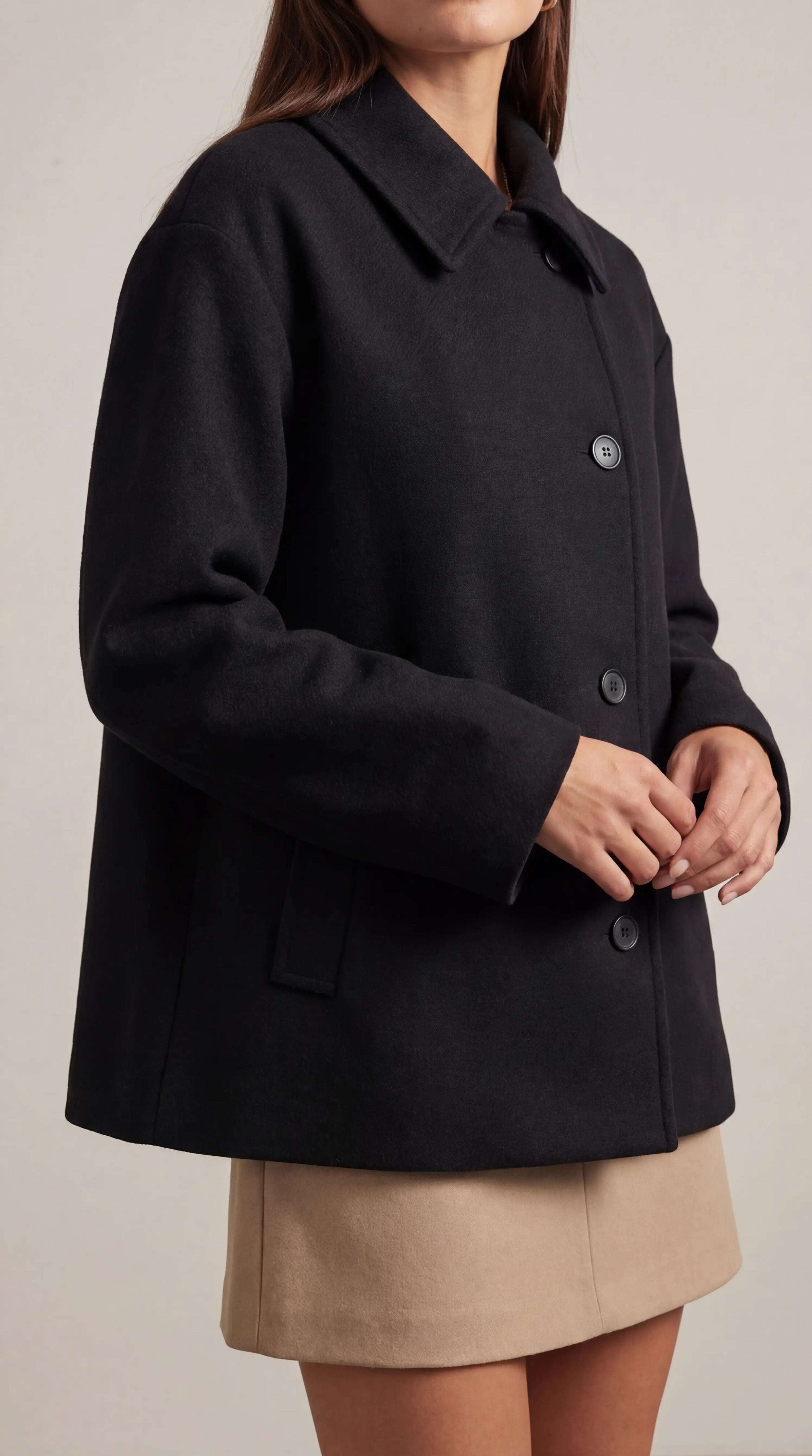 Amanda Oversized Asymmetrical Coat