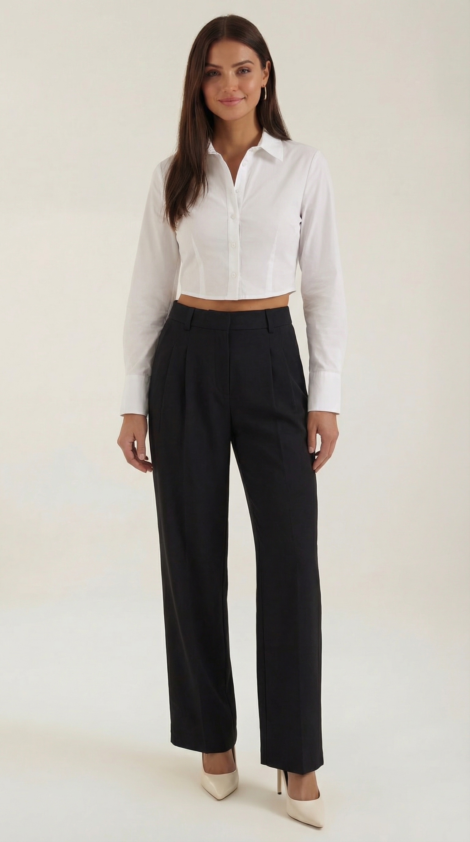 Rebecca Wide-Leg Office Trousers