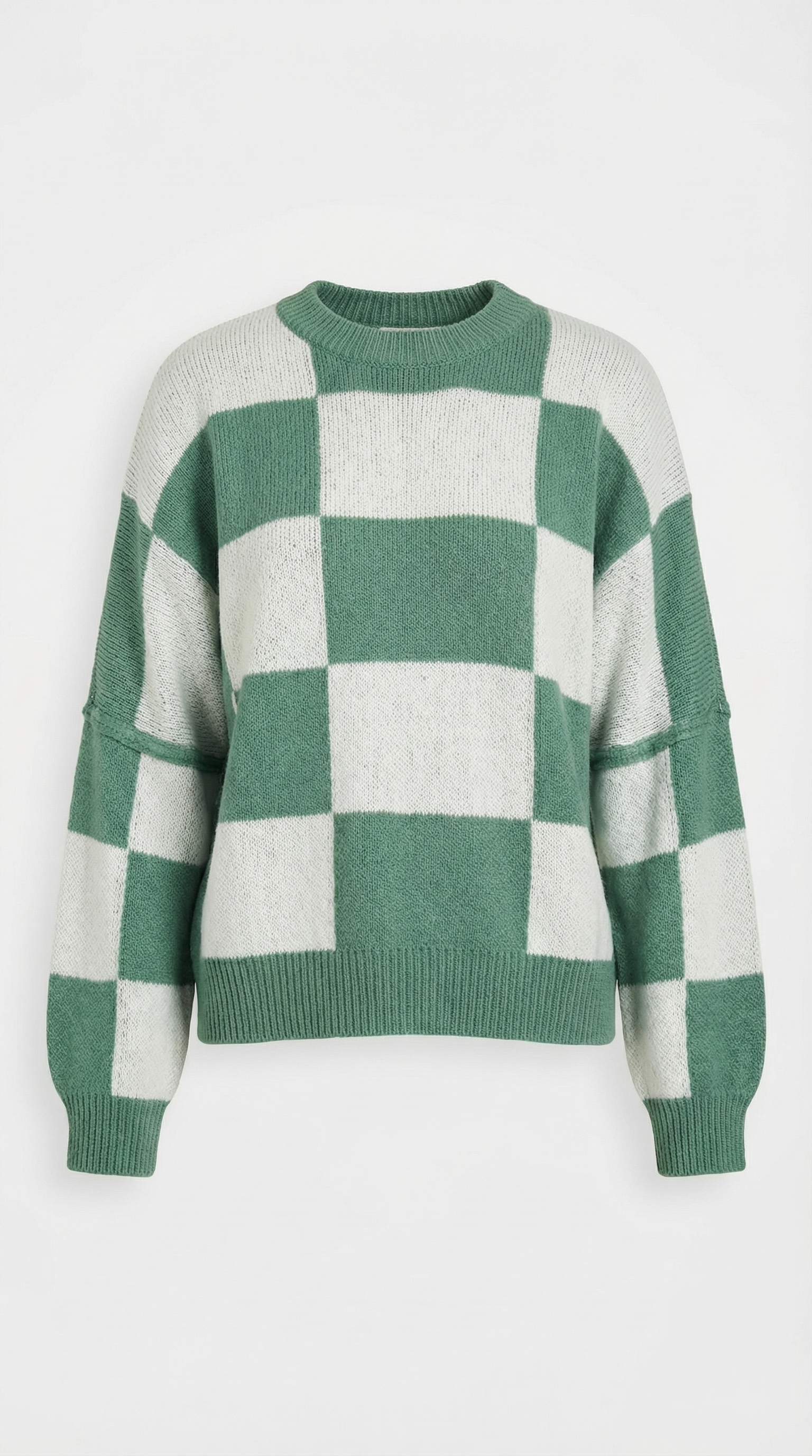 Emma Checkered Knit Sweater