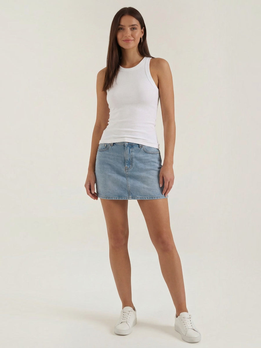 Evangeline Ribbed Racerback Tank Top