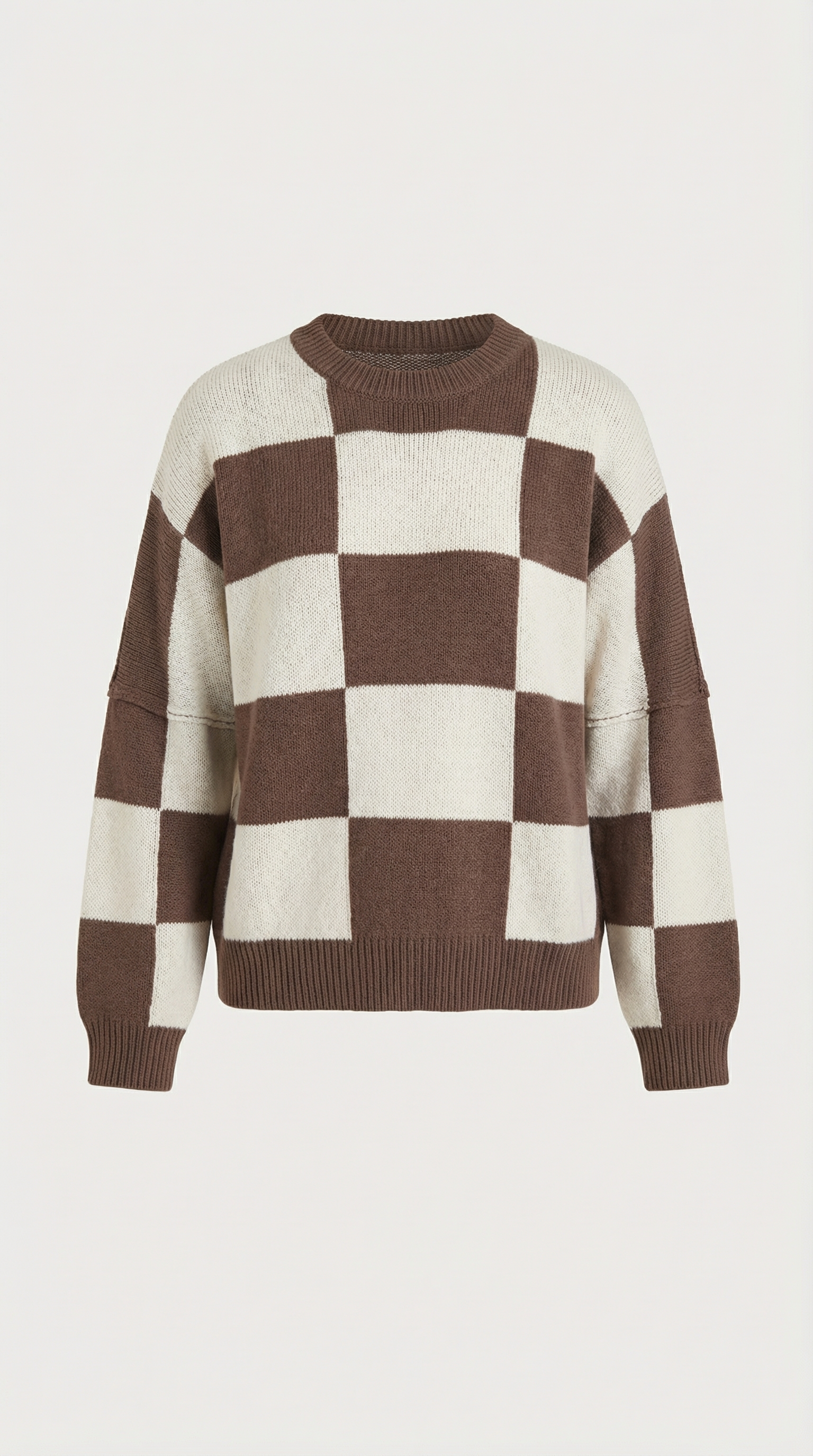 Emma Checkered Knit Sweater