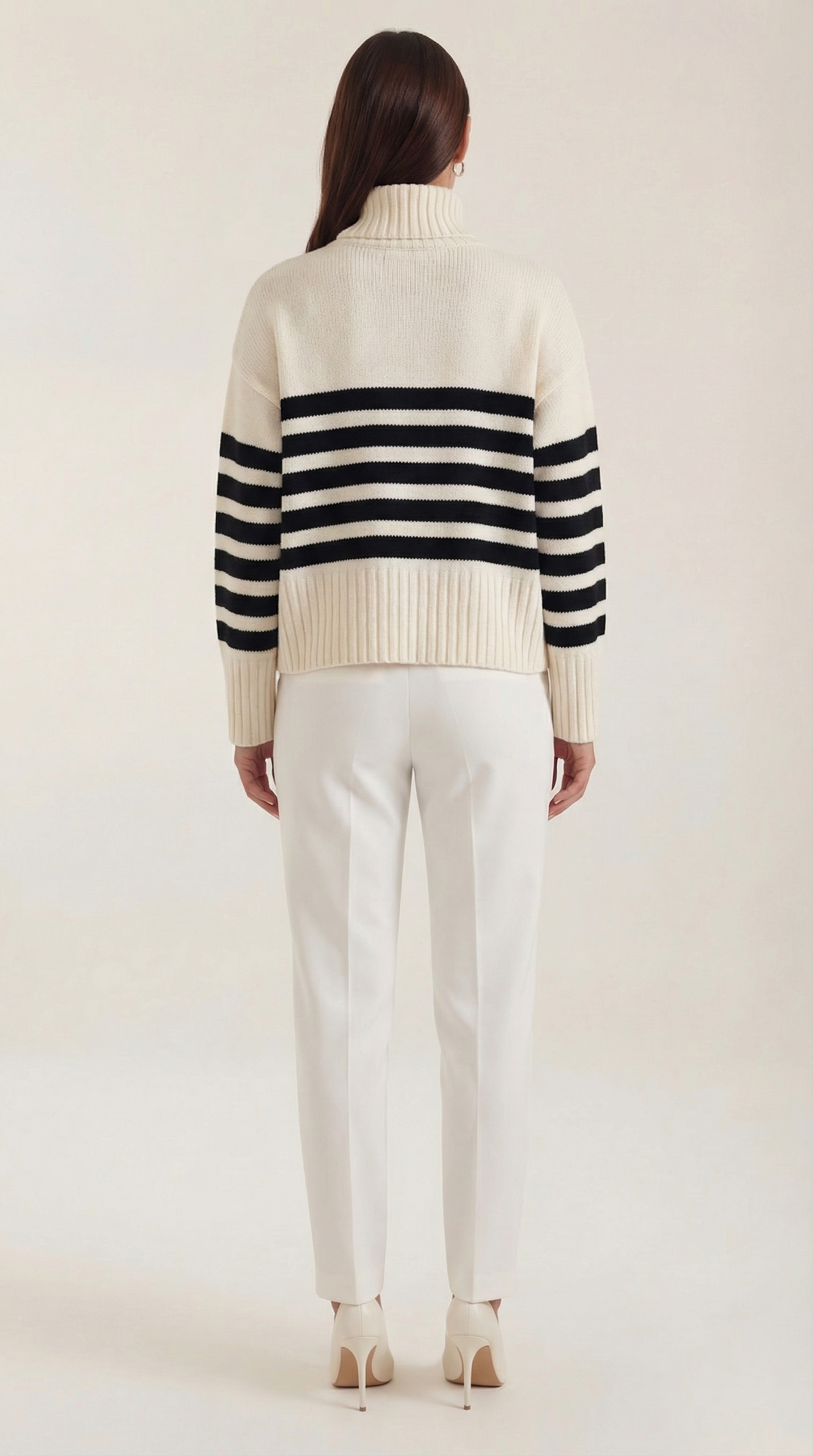 Angela Oversized Striped Sweater