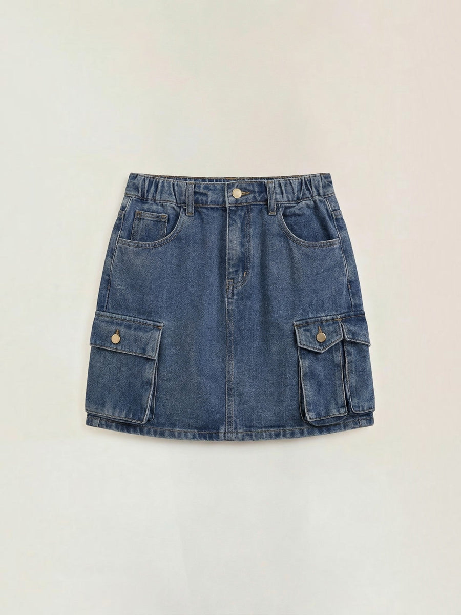 Ivy Cotton Cargo Mini Skirt