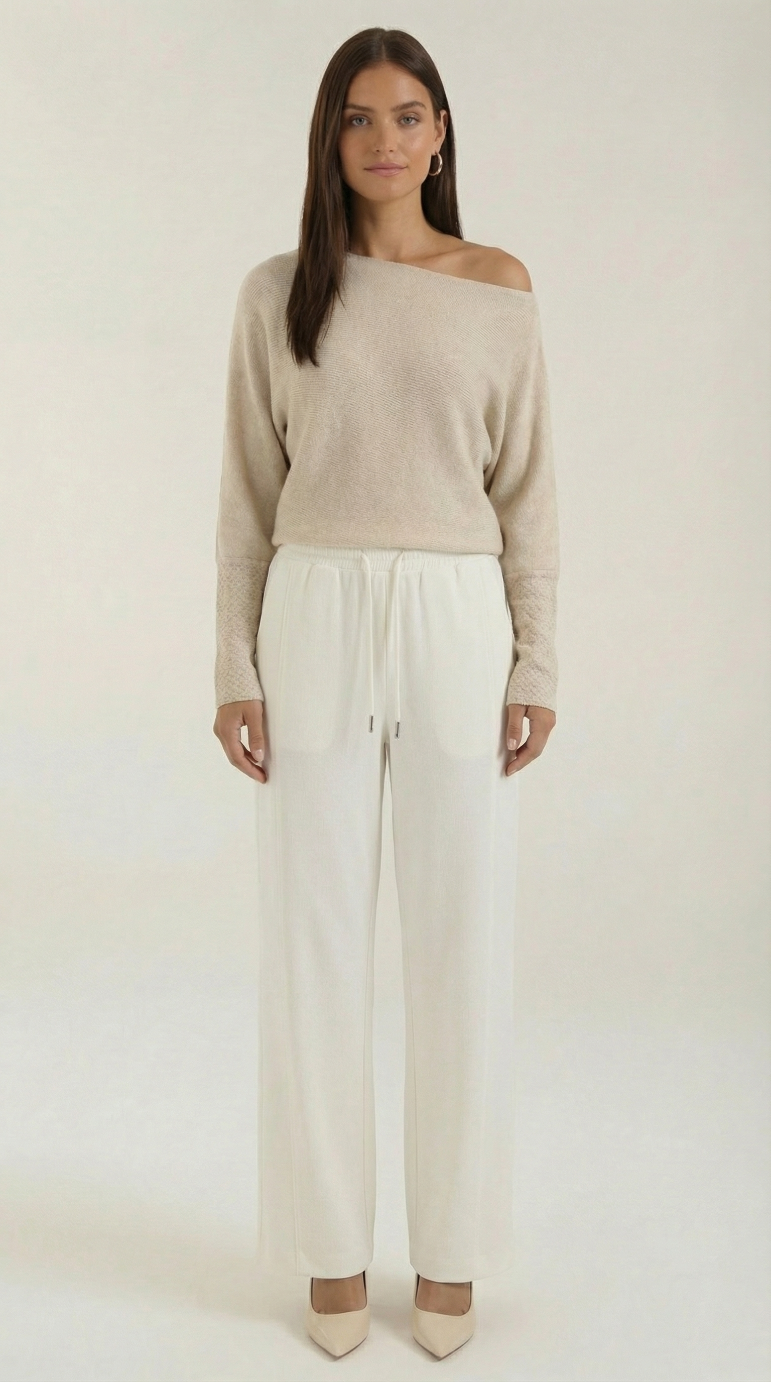 Kendra Wide-Leg Drawstring Pants