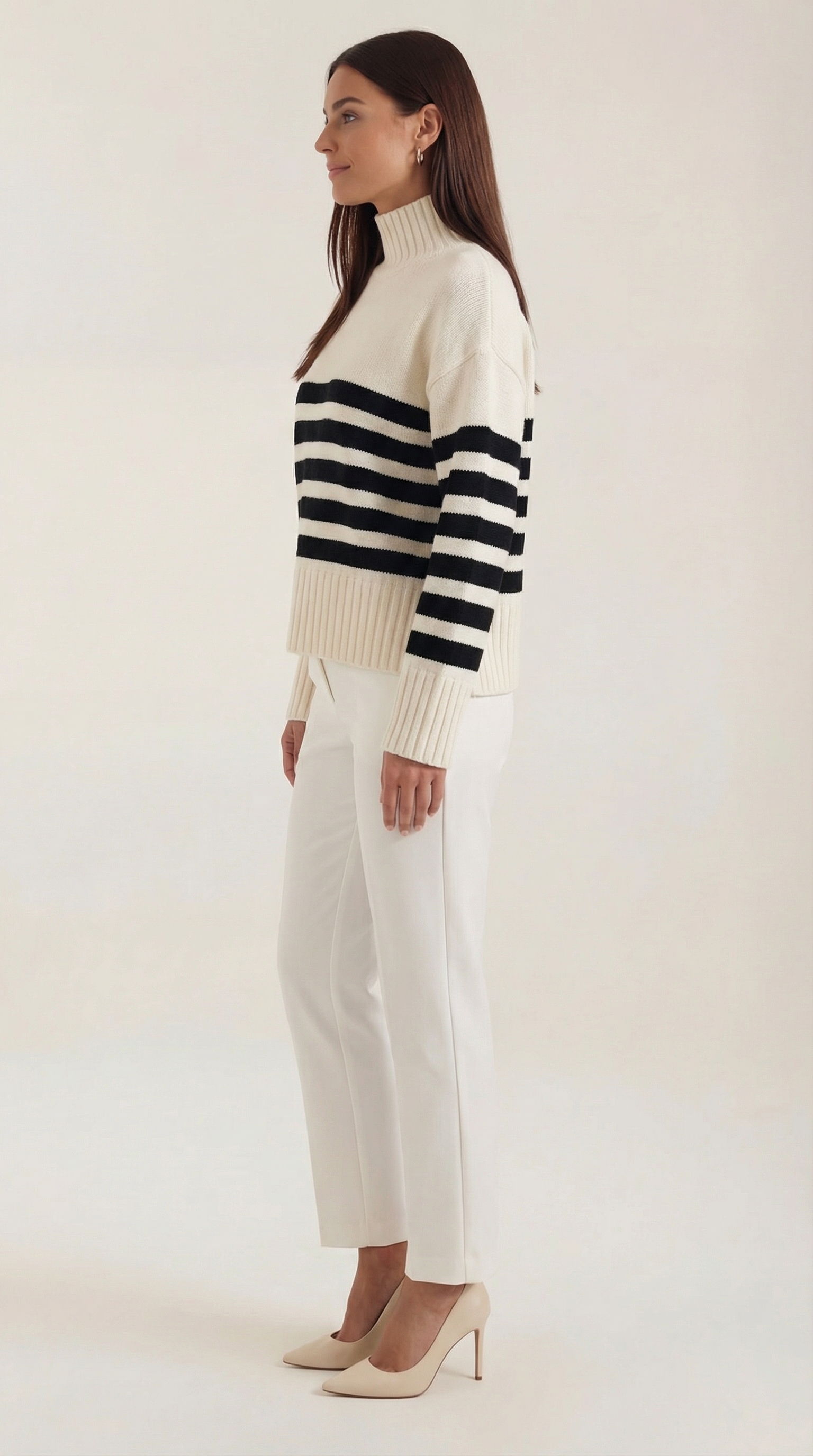 Angela Oversized Striped Sweater