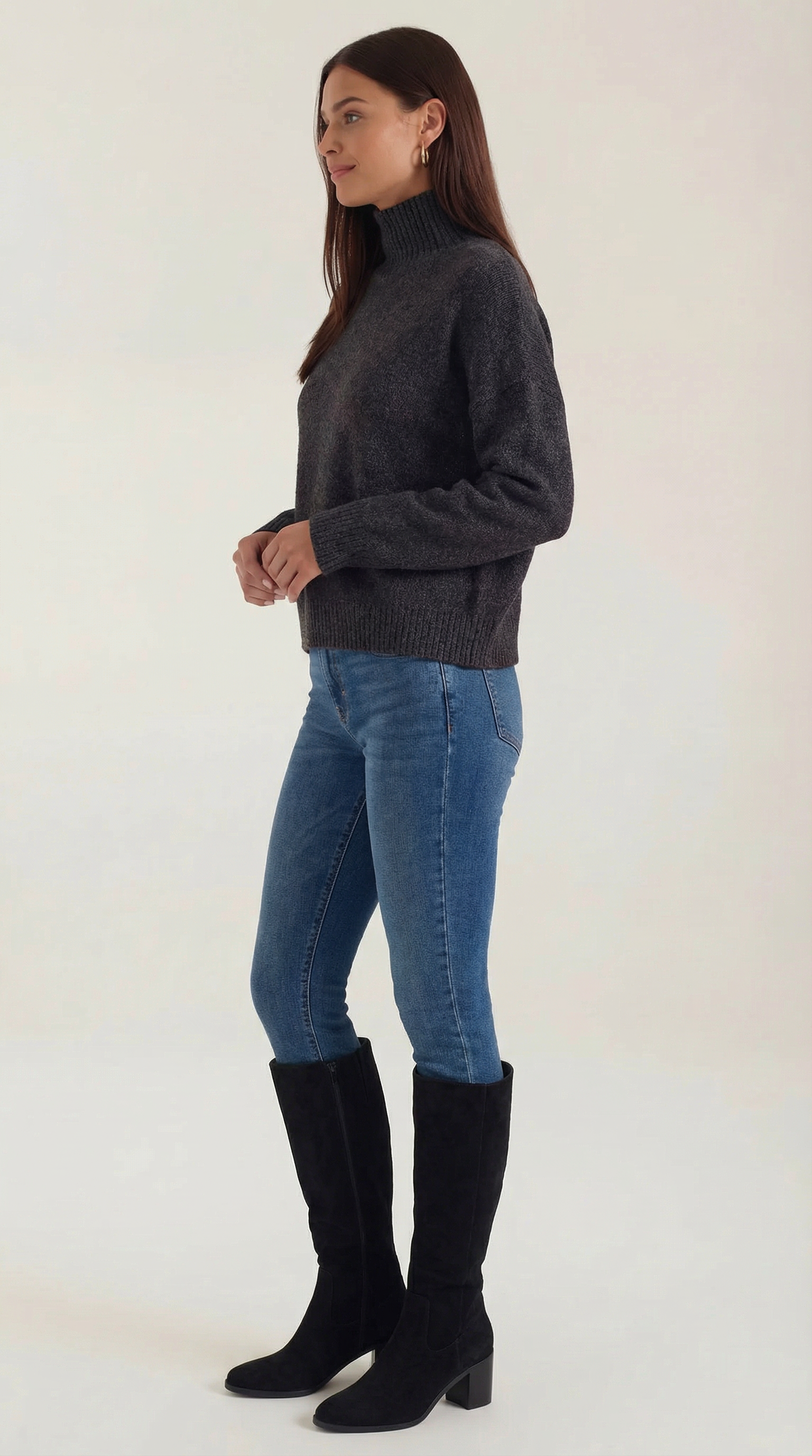 Andrea Knitted Turtleneck Sweater