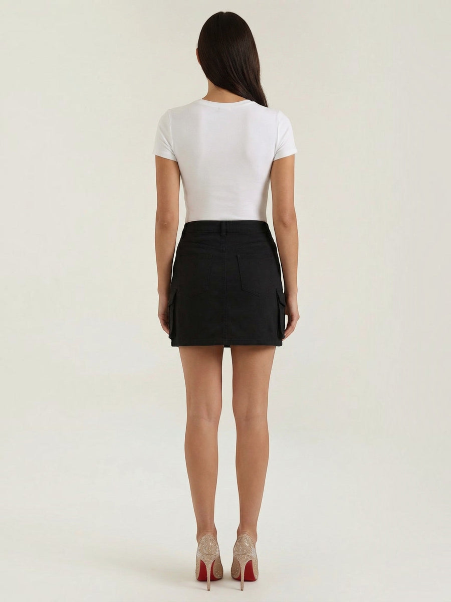 Ivy Cotton Cargo Mini Skirt