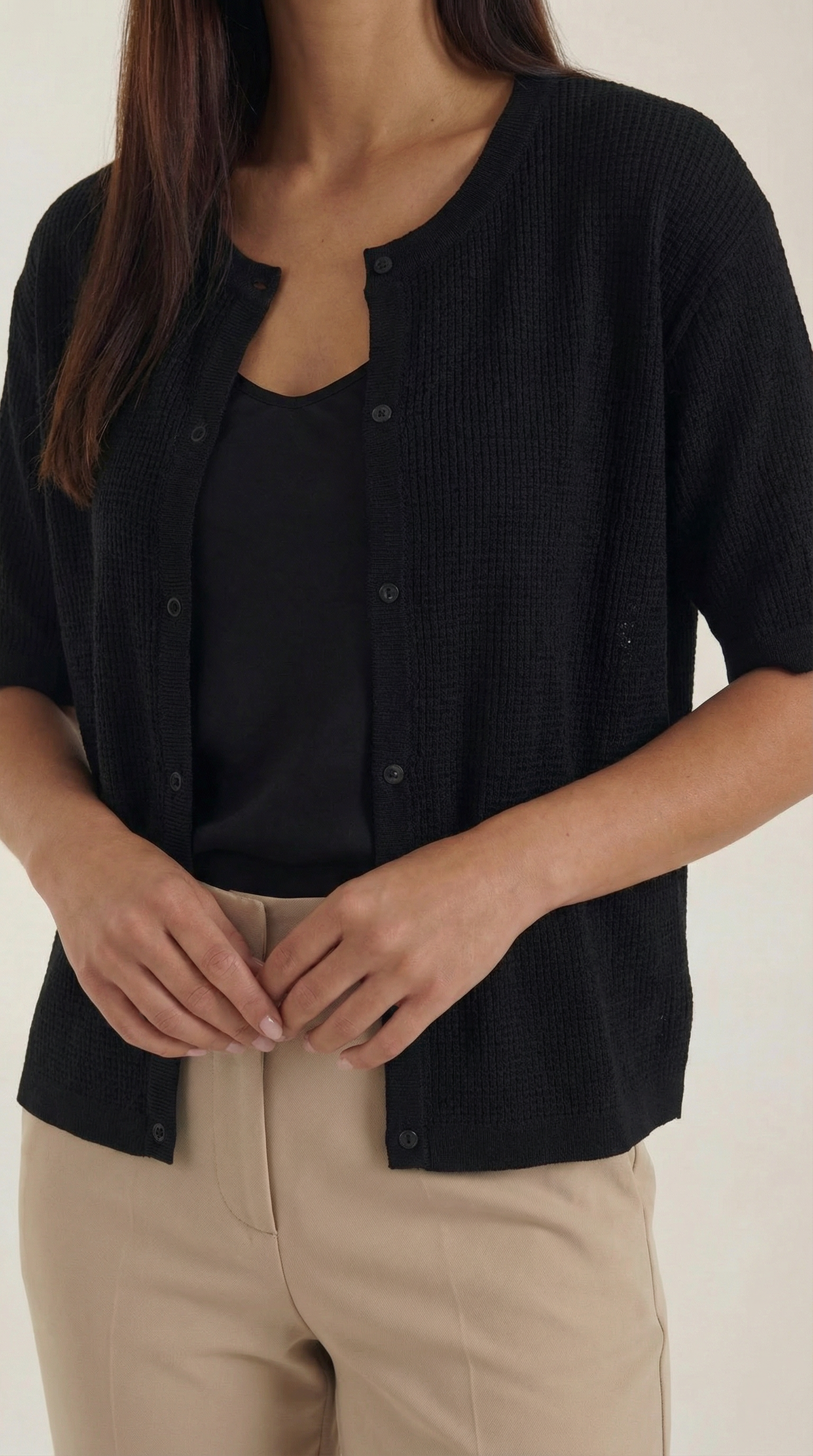 Kathryn Short-Sleeved Cardigan