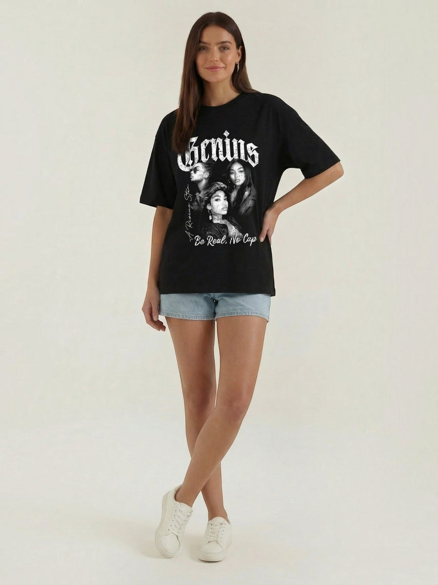 Jessamine Vintage Graphic Oversized T Shirt