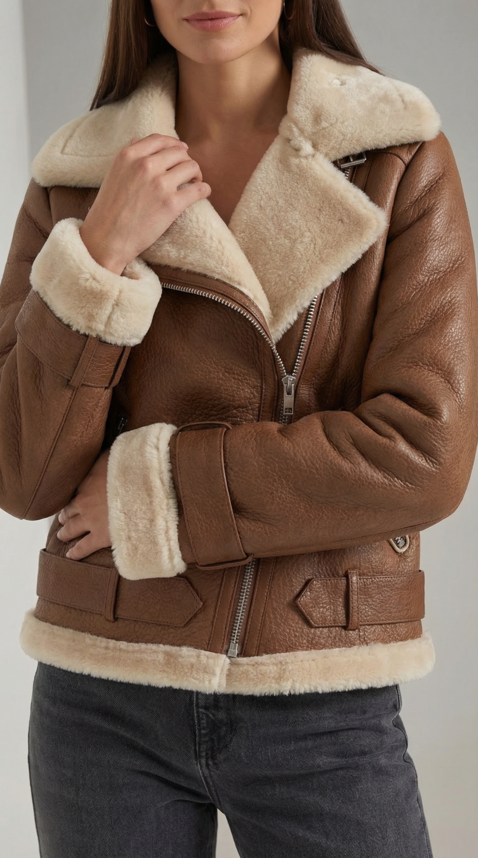 Christine Belted Fleece Jacket