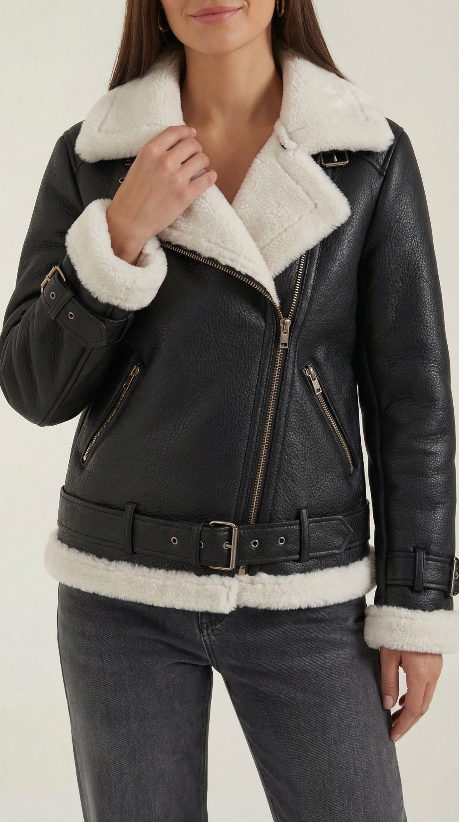 Christine Belted Fleece Jacket