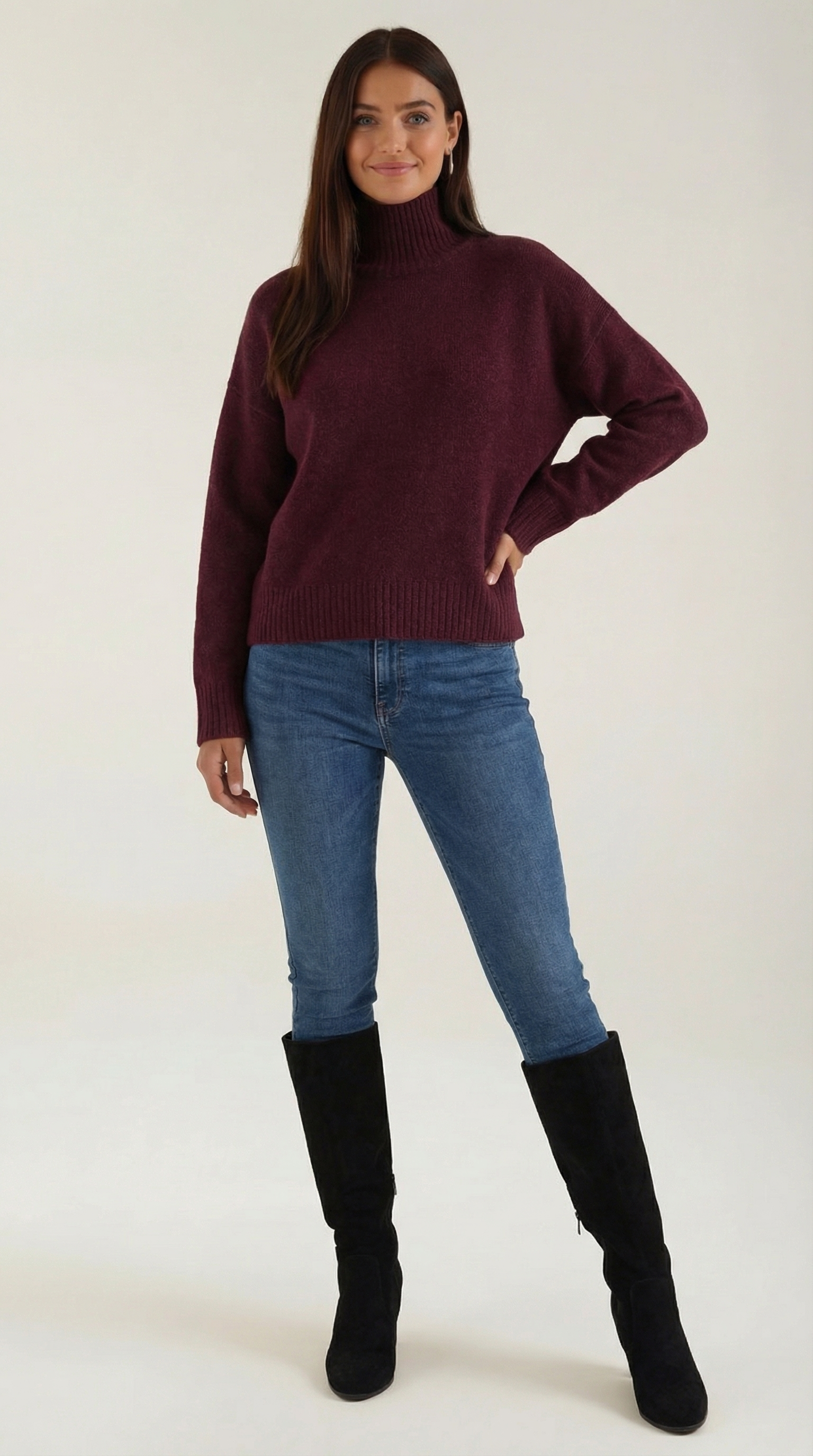 Andrea Knitted Turtleneck Sweater