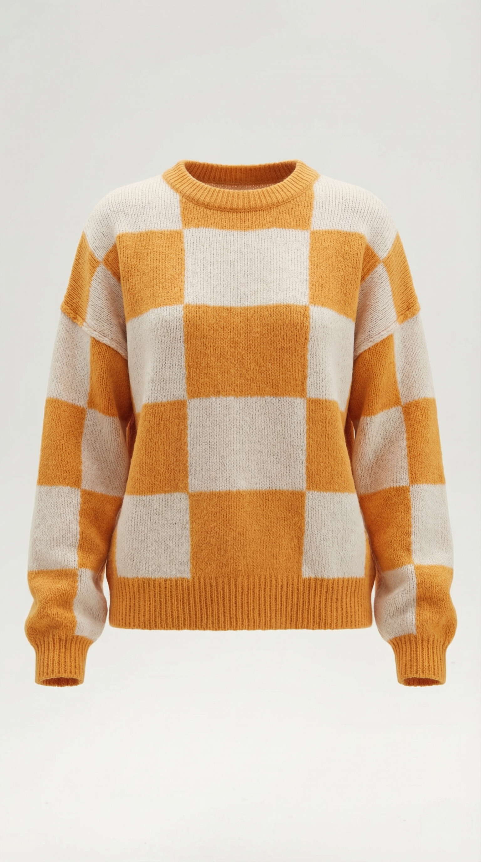 Emma Checkered Knit Sweater