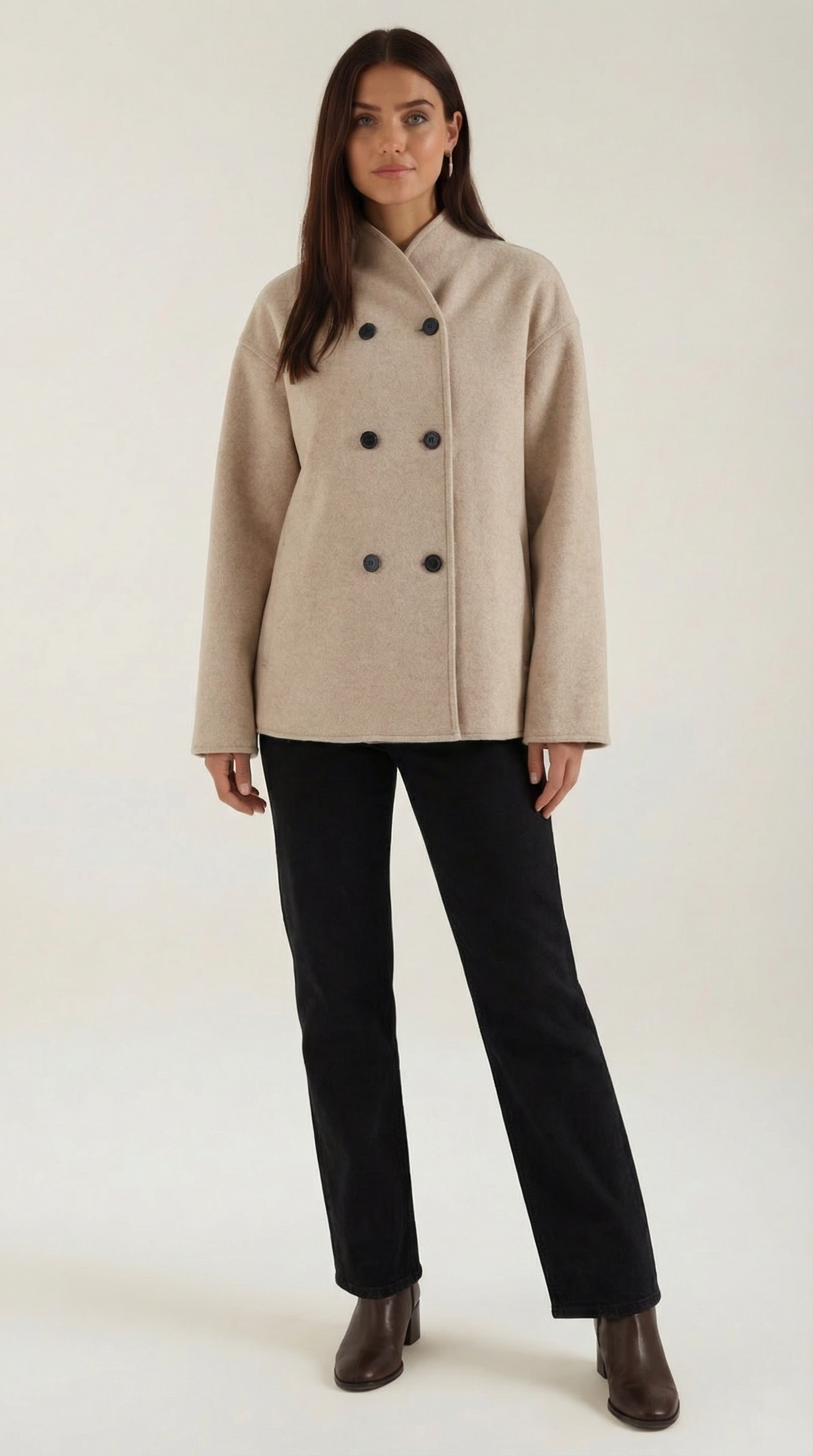 Pamela Oversized Button-Down Jacket