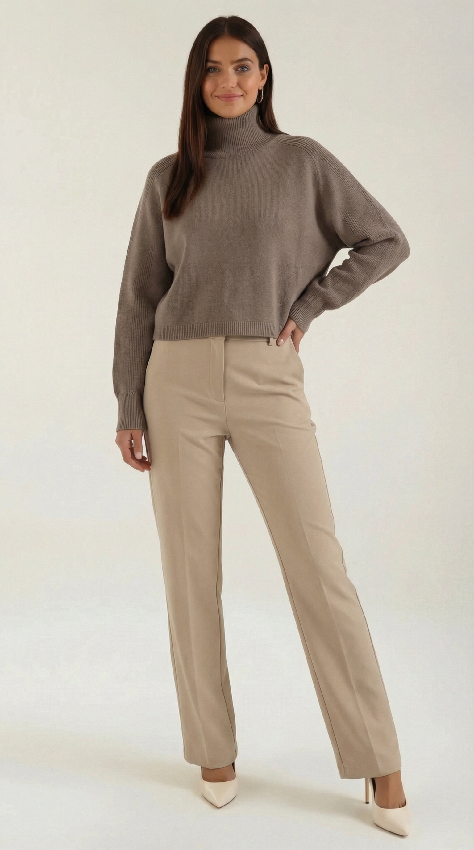 Denise Knitted Turtleneck Sweater