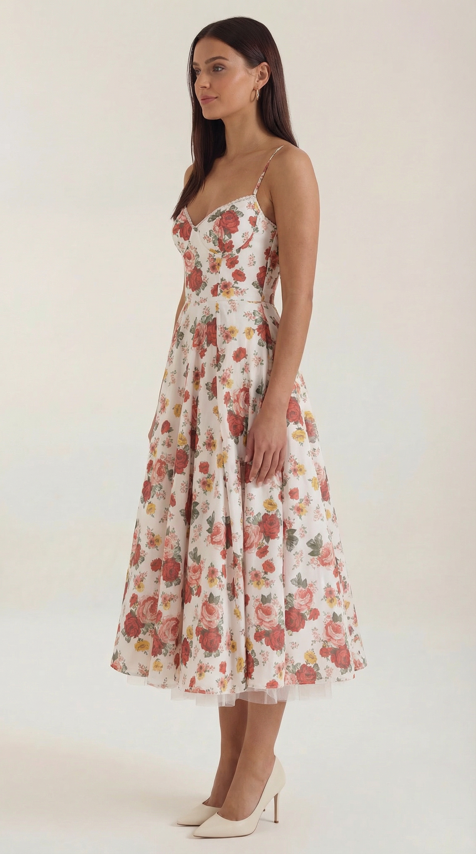 Isolde Tulle Midi Dress