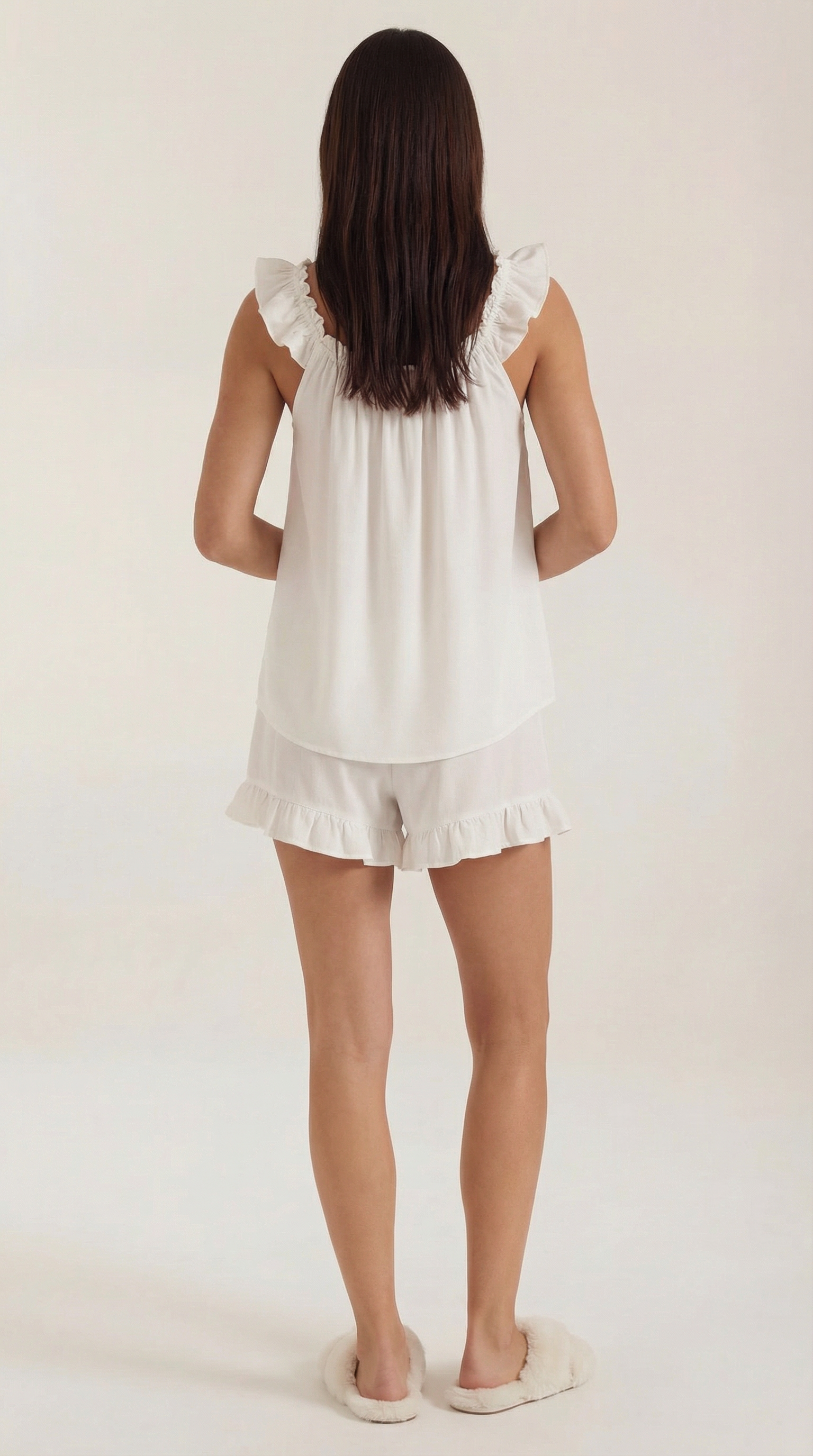 Helen Ruffled Cotton Set