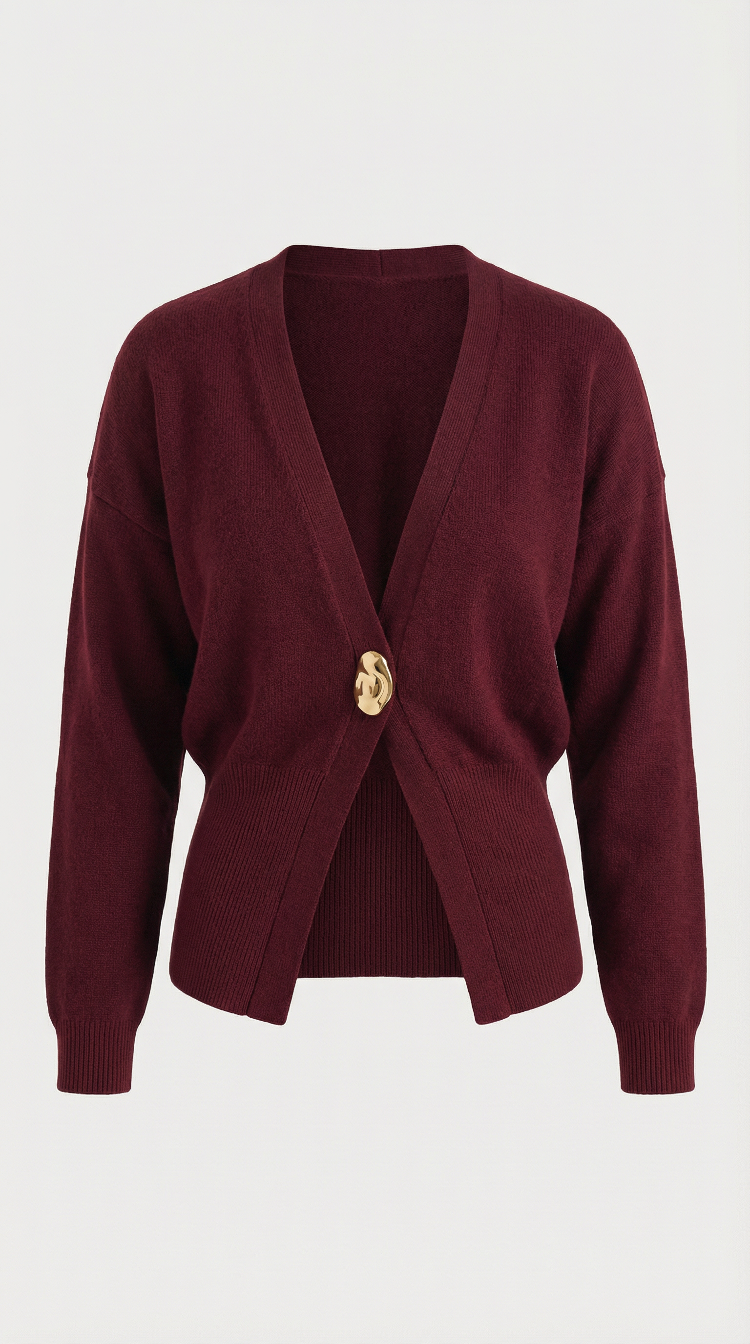 Christine Chic Deep-V Statement Cardigan