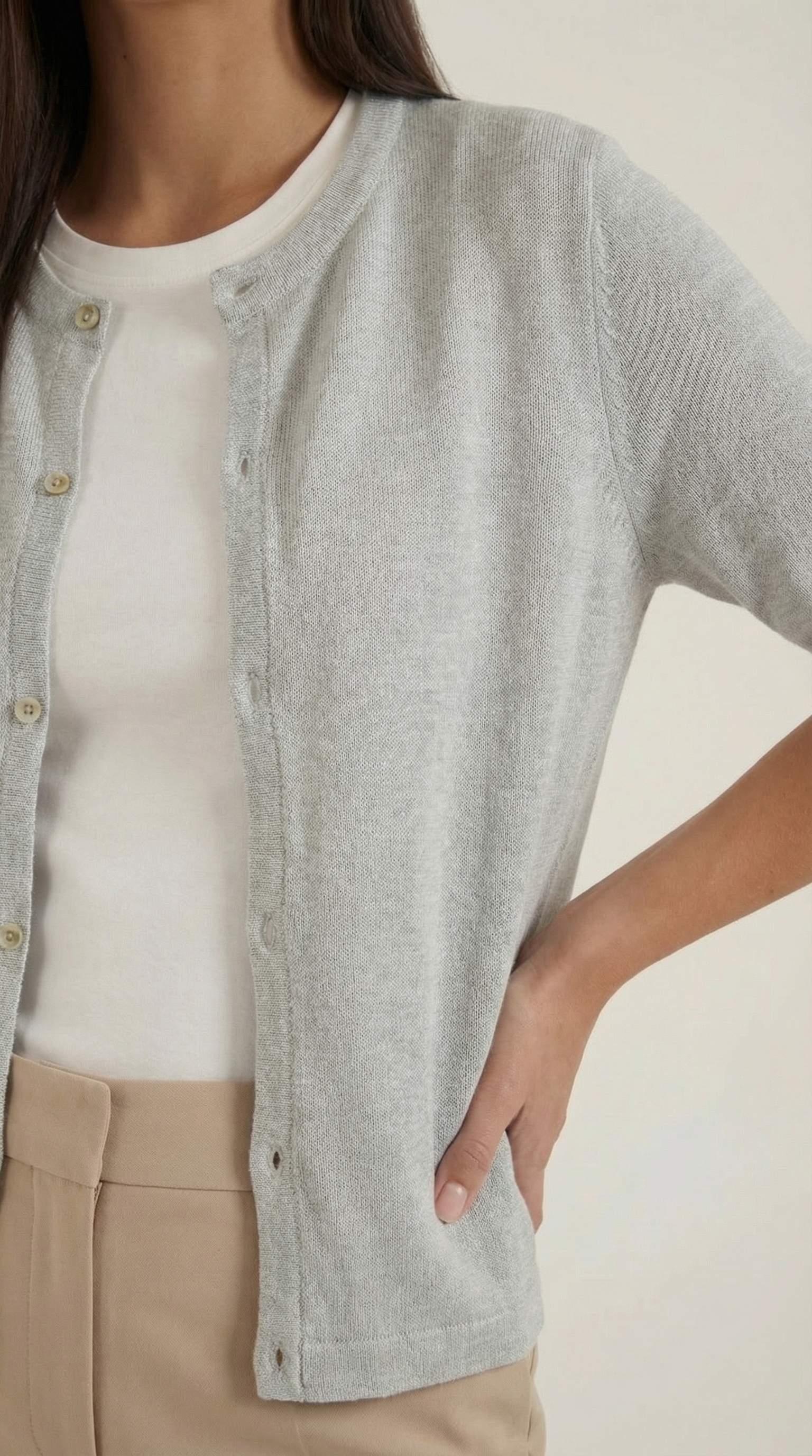 Kathryn Short-Sleeved Cardigan