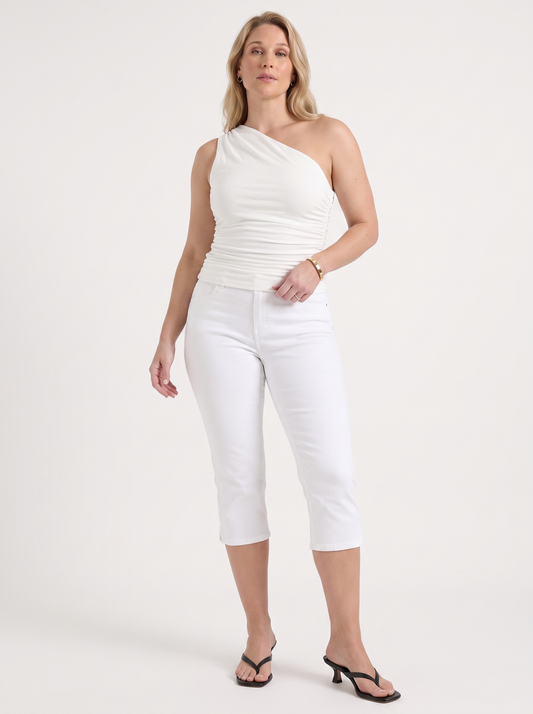 Krystal Slim Fit Capri Jeans