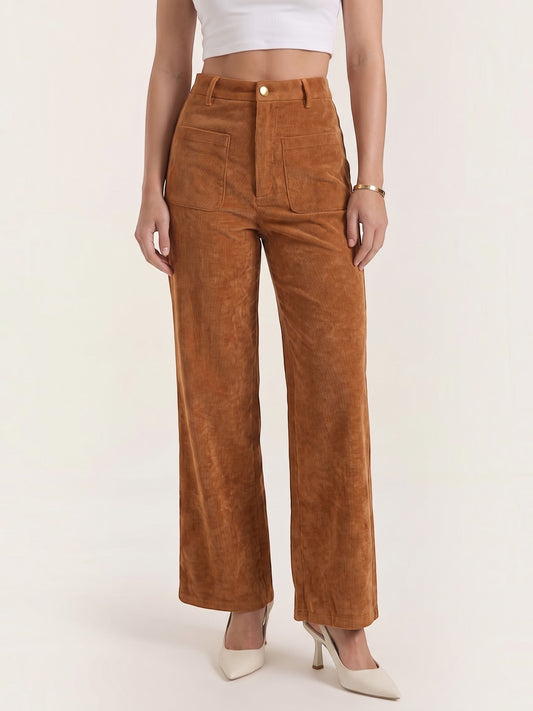 Allison Wide Leg Corduroy Pants