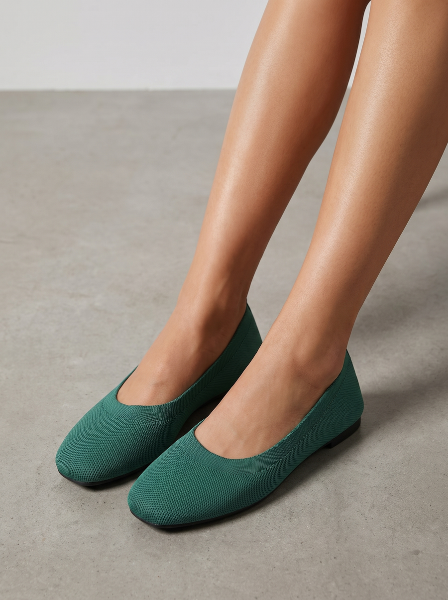 Lita Knit Look Ballet Flats