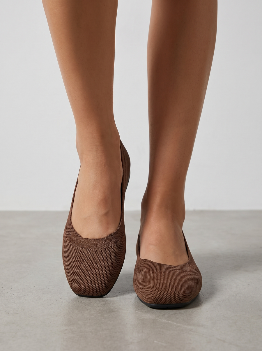 Lita Knit Look Ballet Flats