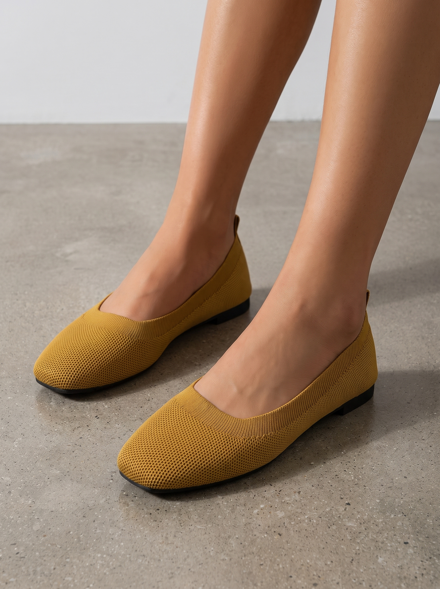Lita Knit Look Ballet Flats