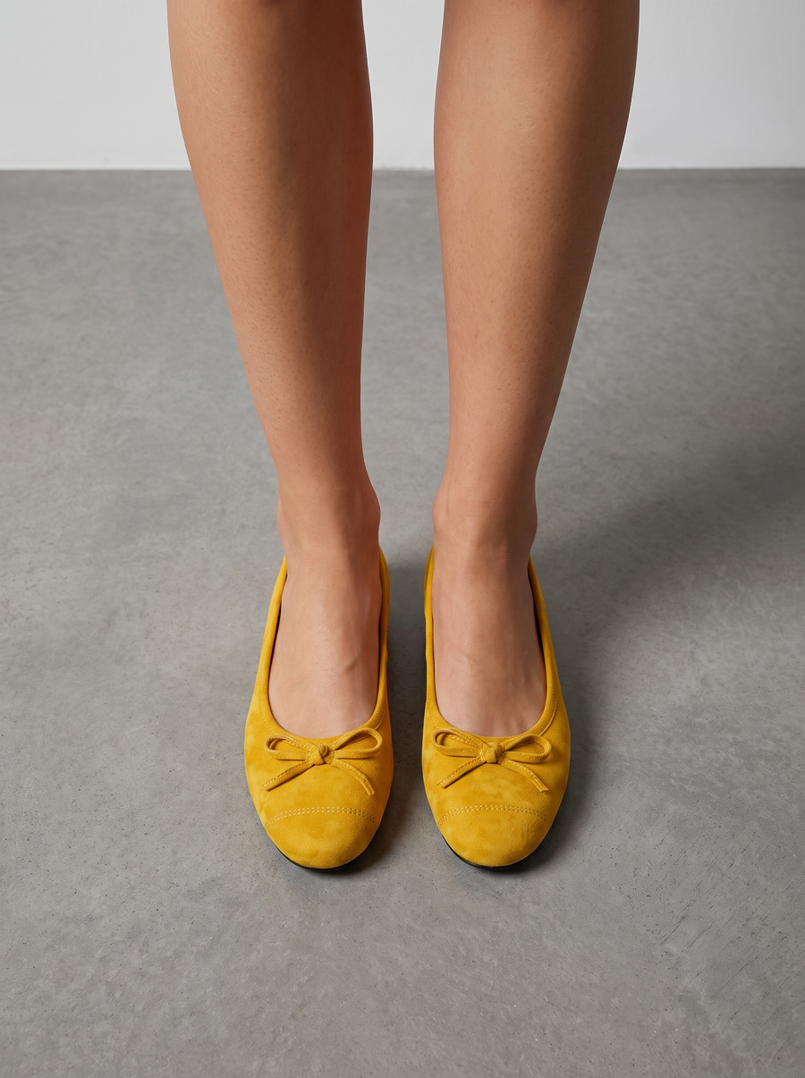 Mackie Bow Detail Ballet Flats